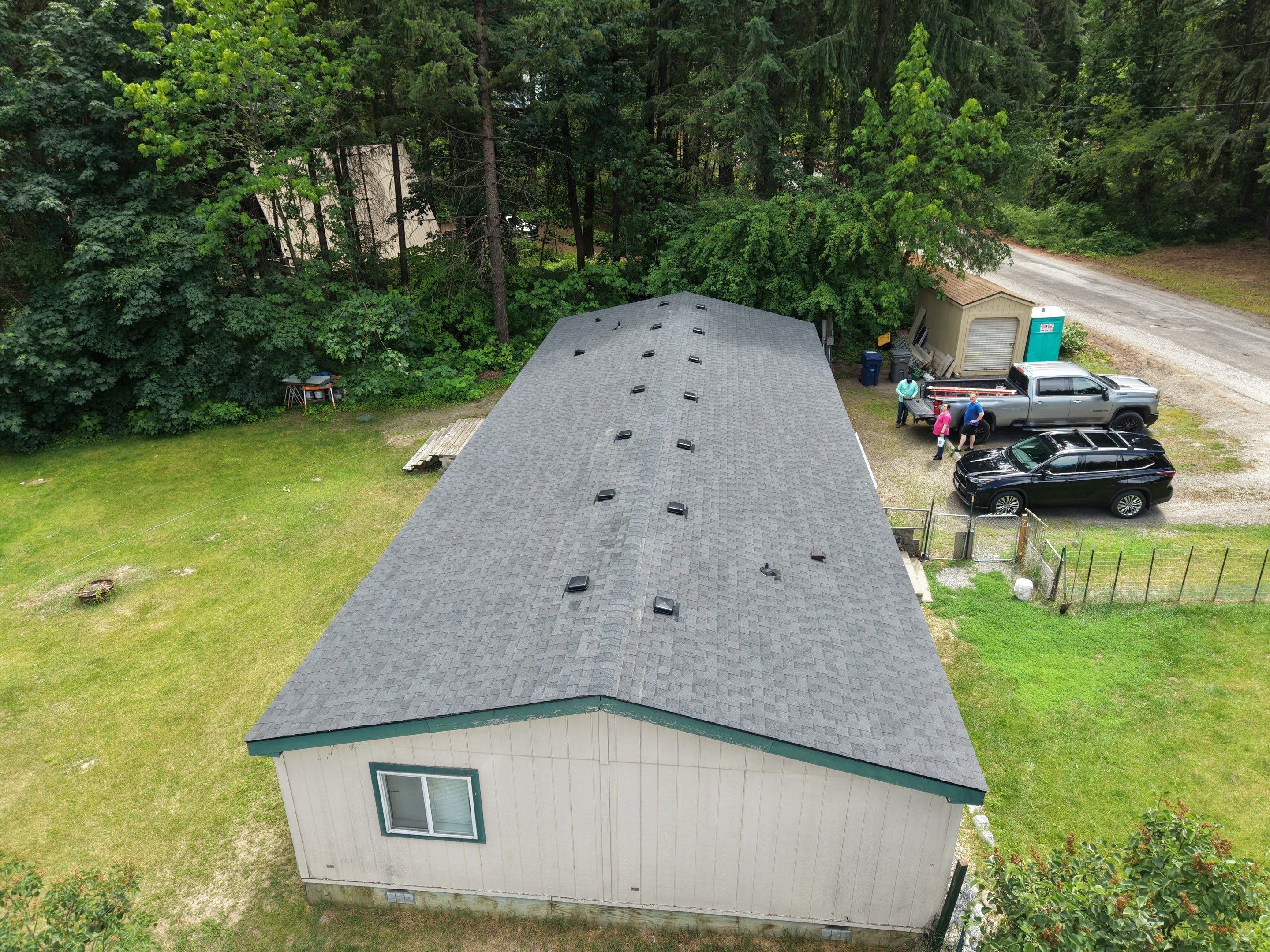 Peshastin Manufactured Home Roof Replacement with CertainTeed Landmark Shingles Hansel Ln Peshastin, WA 98847  The Denali System - Certainteed Landmark® Shingle - Moire Black  by Alpine Roofing
