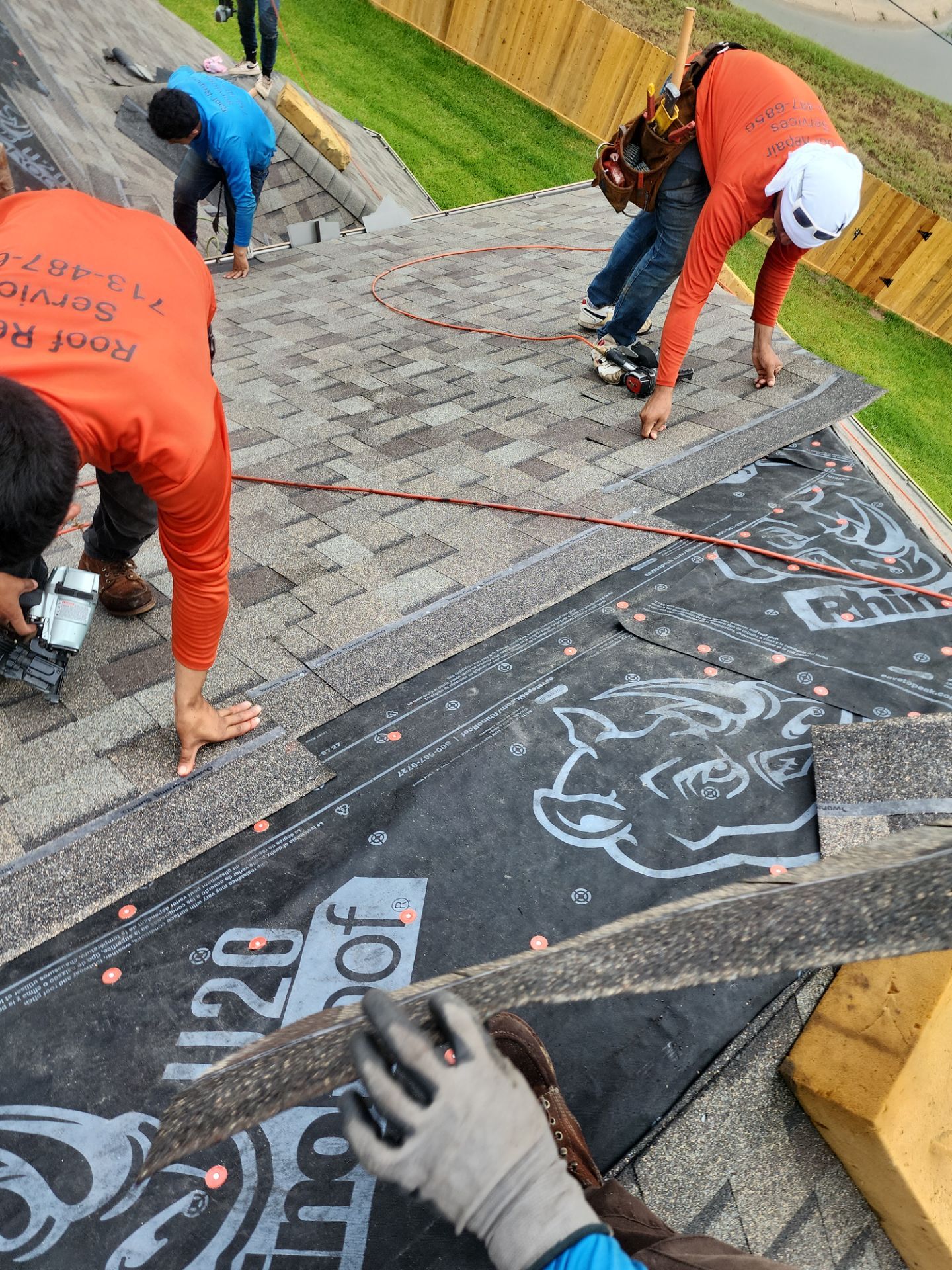 Residential Roofing Installation using Owen's Corning Duration (Lifetime) Shingles by Roof Repair Company
