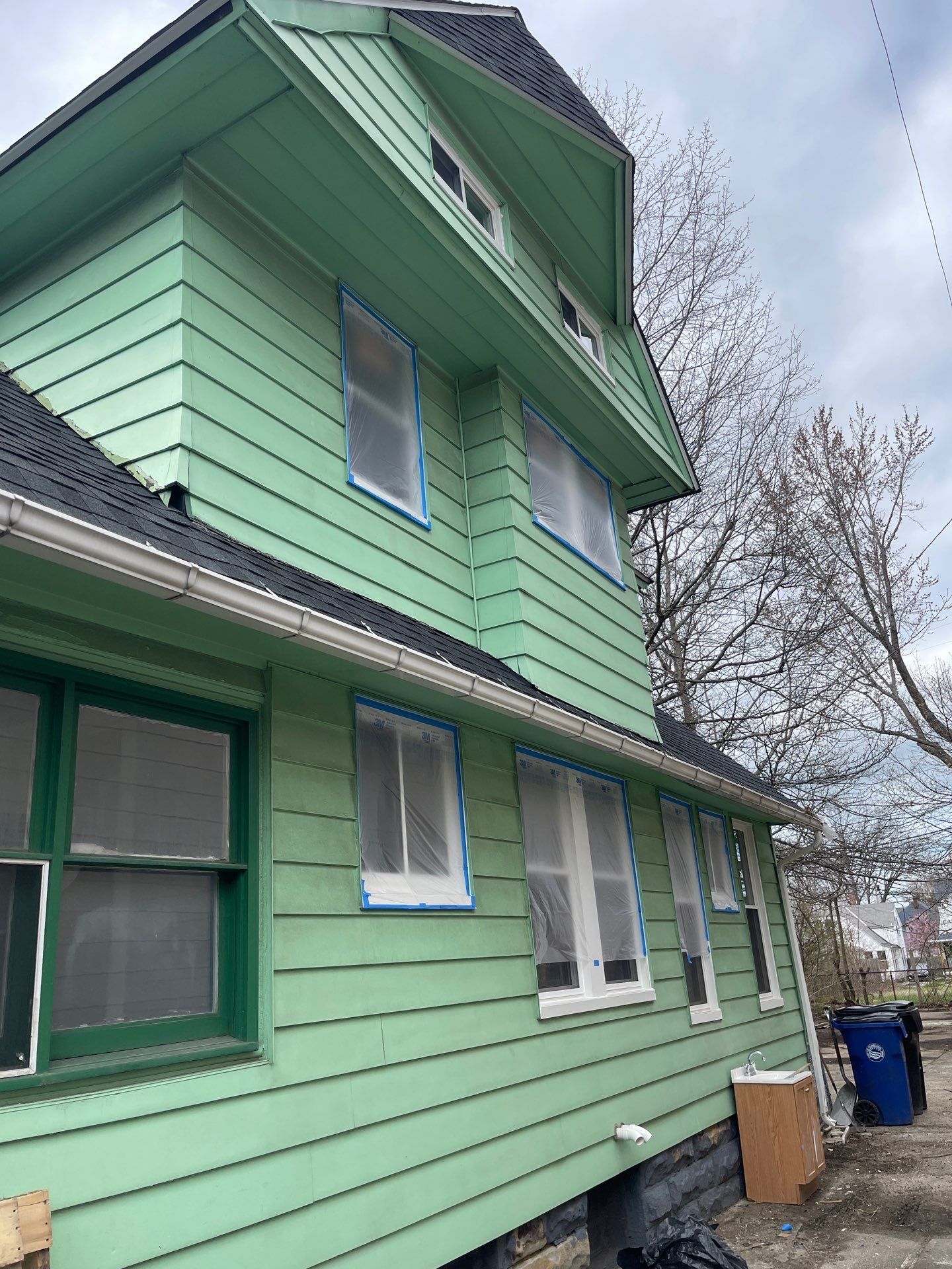 Exterior Painting using Benjamin Moore Element Guard by Callaway Contracting LLC