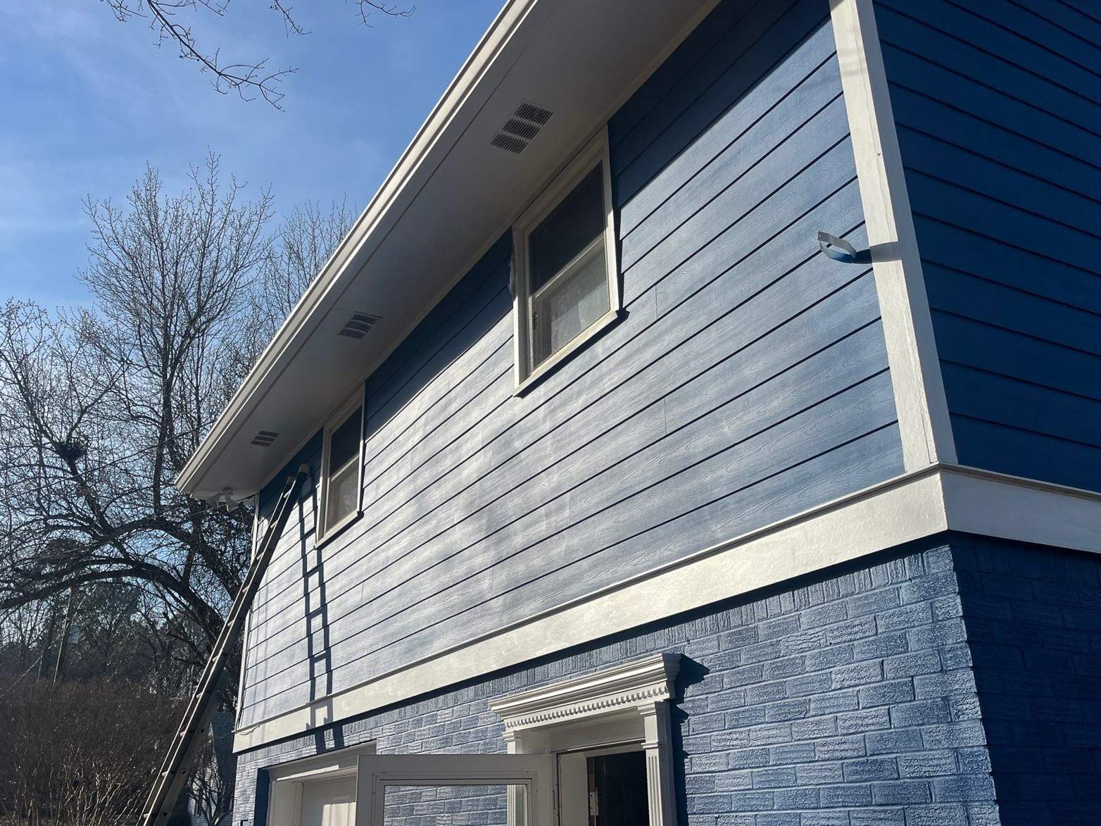 Siding Installation, Rotten Wood Replacement, and Exterior Painting in Canton, GA by Nelson Exteriors 
