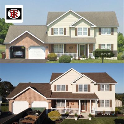 Residential Roof Installation Featuring GAF Timberline HD Shingles in Chambersburg