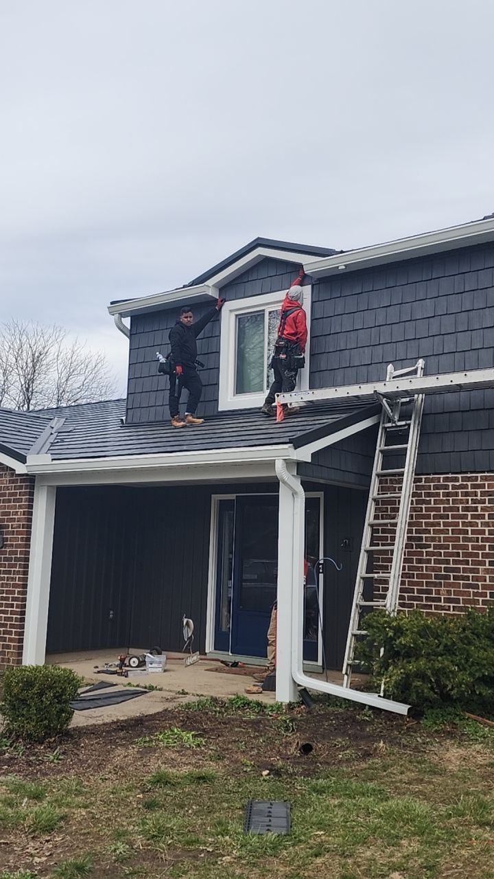 Full Exterior Home Transformation – Metal Slate Roof in Fort Wayne, IN by 4Ever Metal Roofing
