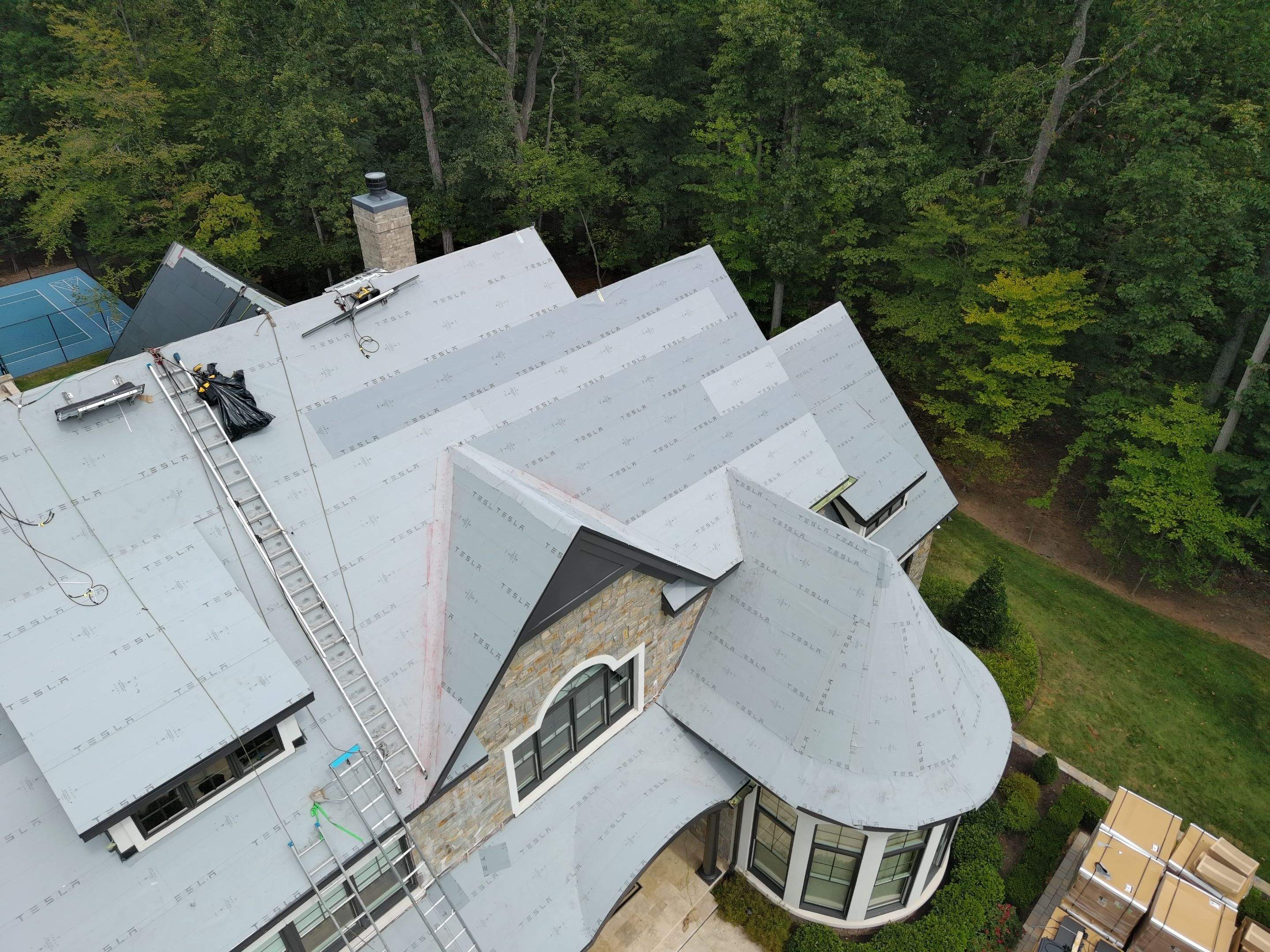 STUNNING Tesla Solar Roof in Virgina by American Home Contractors