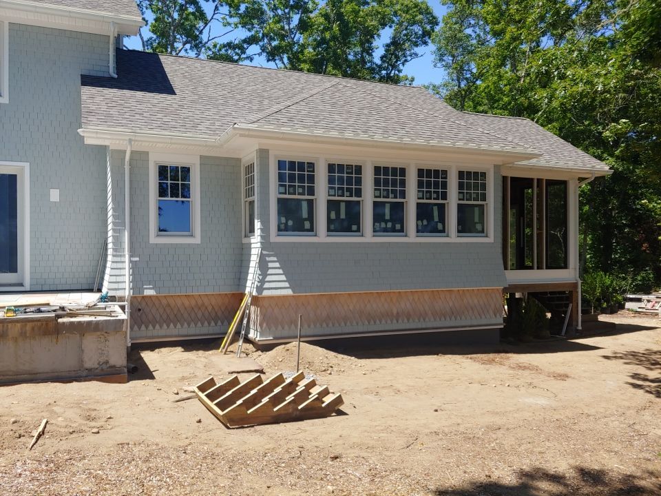 East Falmouth, MA Gutter Installation using 6" Half Round Aluminum Gutter by Gutter Pro Enterprises