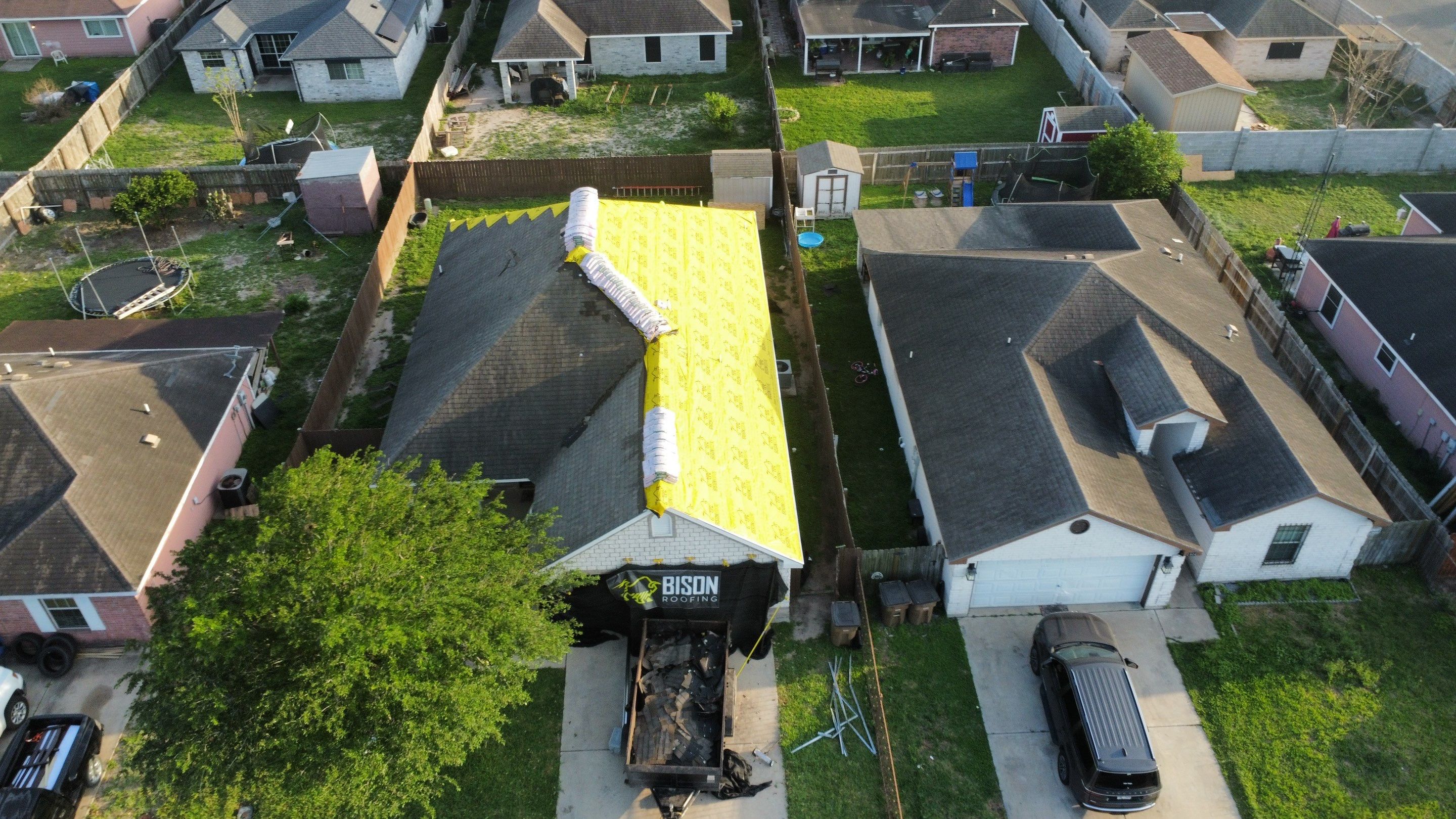 Shingle Roof Replacement Project  by Bison Roofing  