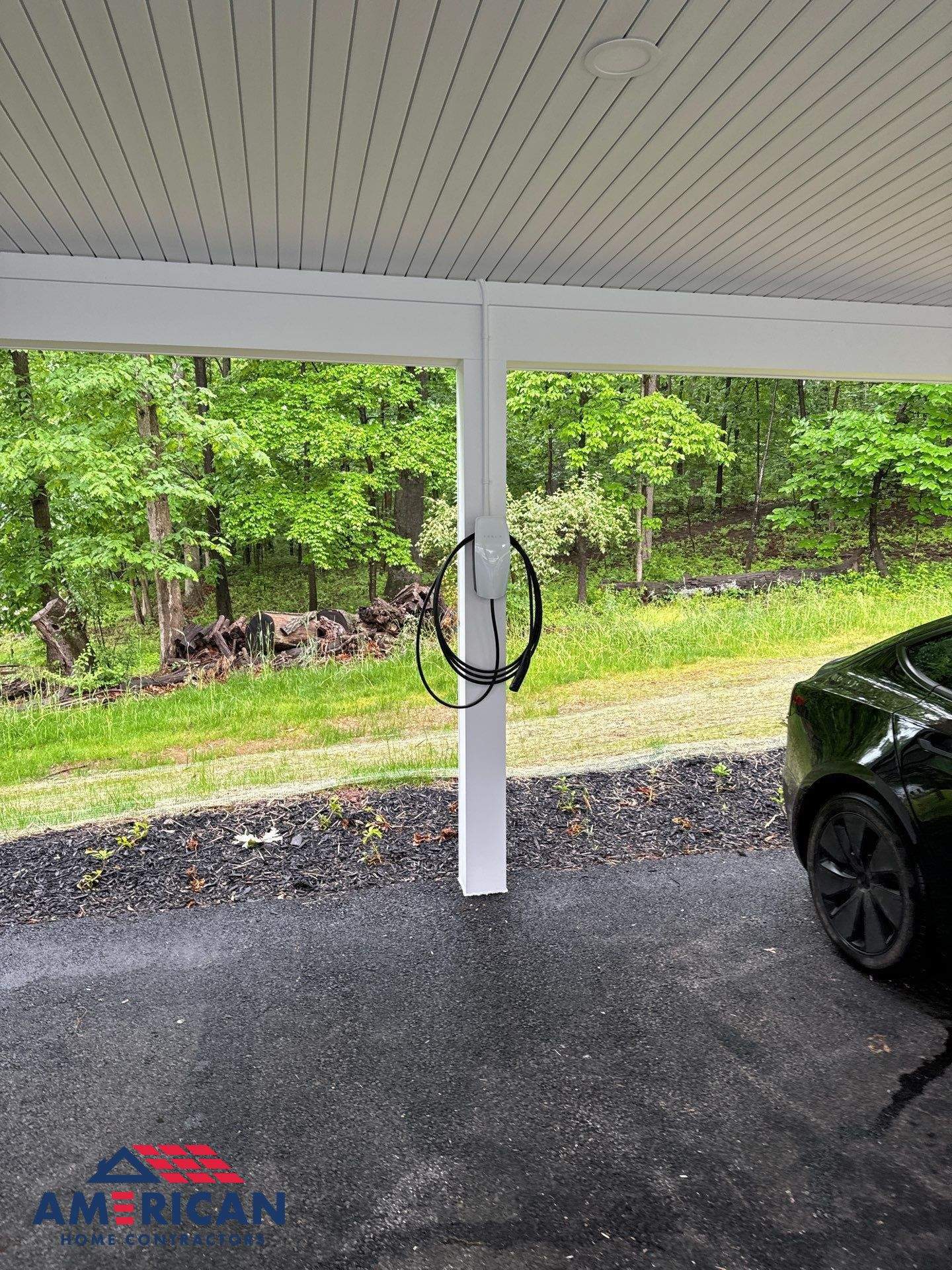 Now Installing EV Chargers! by American Home Contractors