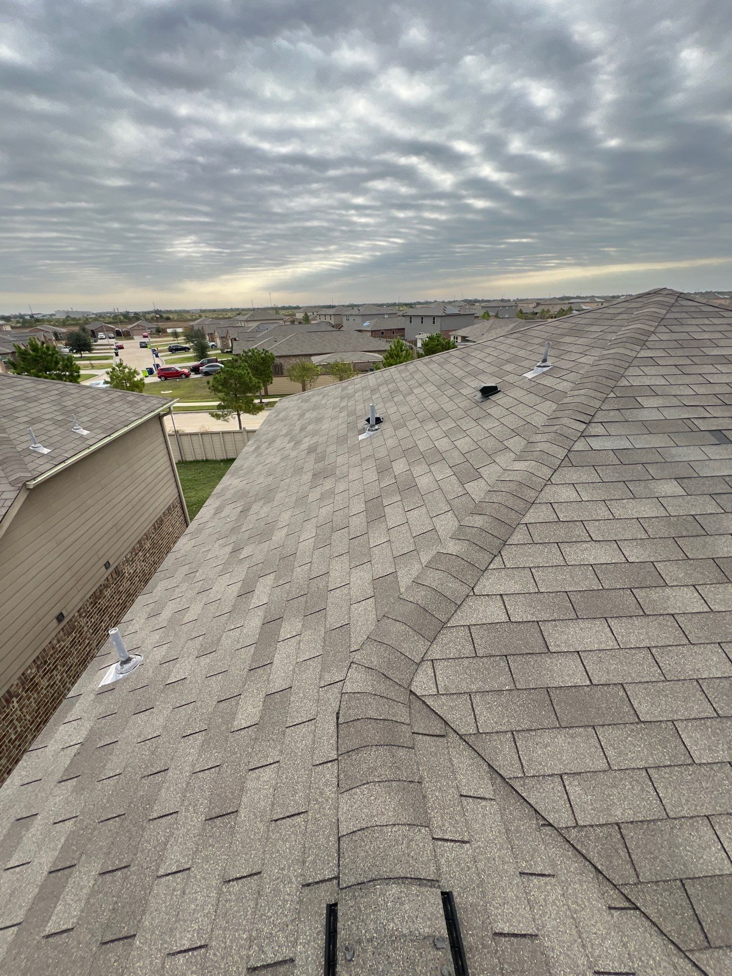Hail Damage using Owen's Corning Duration (Lifetime) Shingles by Roof Repair Services LLC