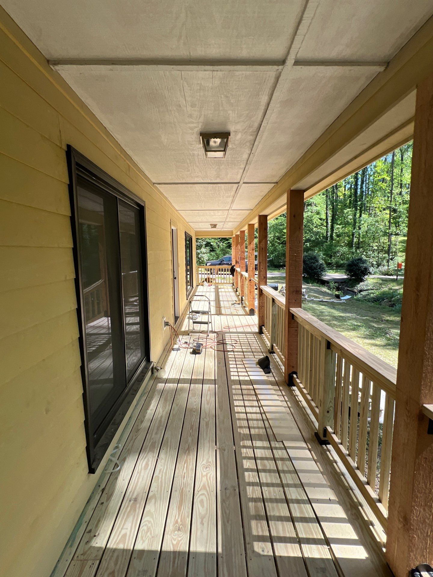 Smyrna, GA Full James Hardie Siding Replacement and Wood Front Porch Rebuild by Nelson Exteriors