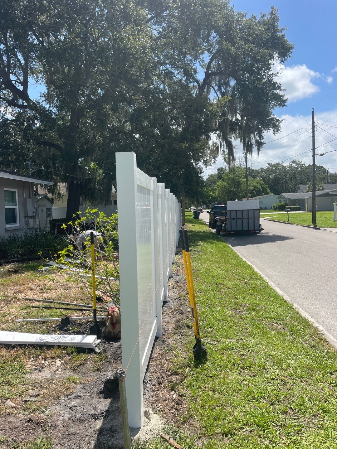 Palmetto, FL 6ft. Tall White Vinyl Privacy Fence  by Asap fence and gates, LLC