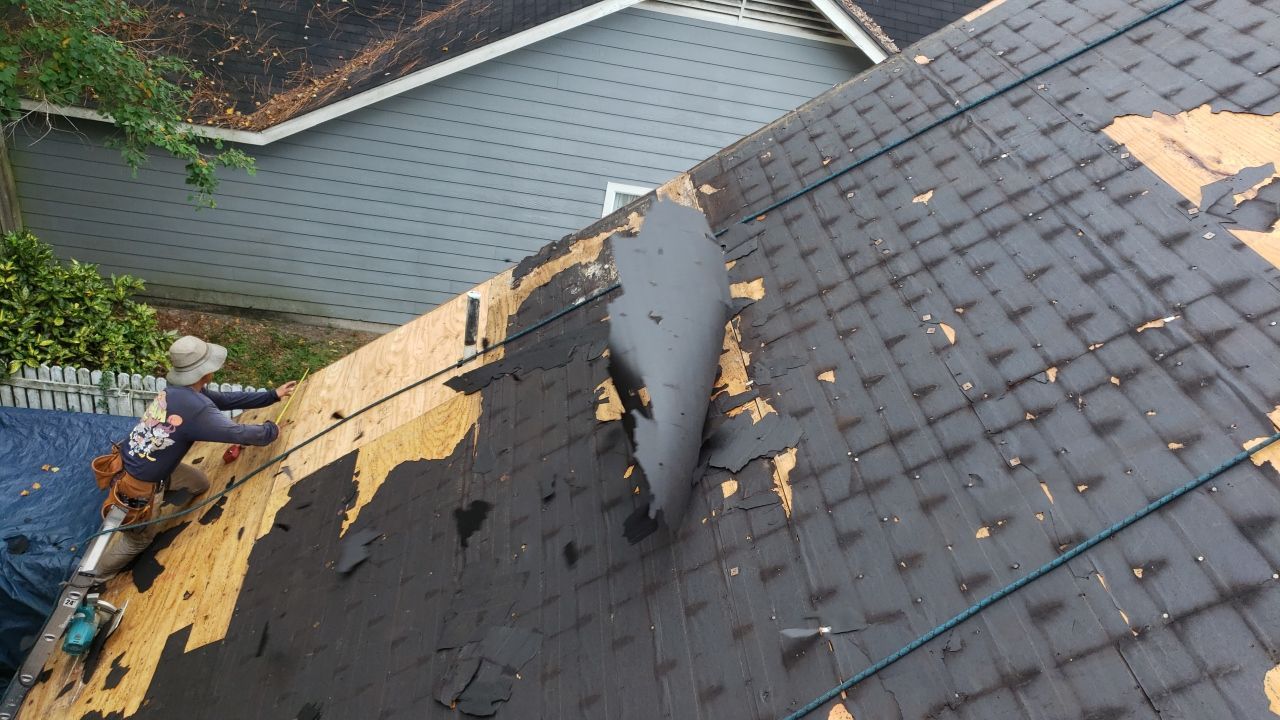 Residential Roofing Installation using Roof Replacement by American Roofing & Construction LLC