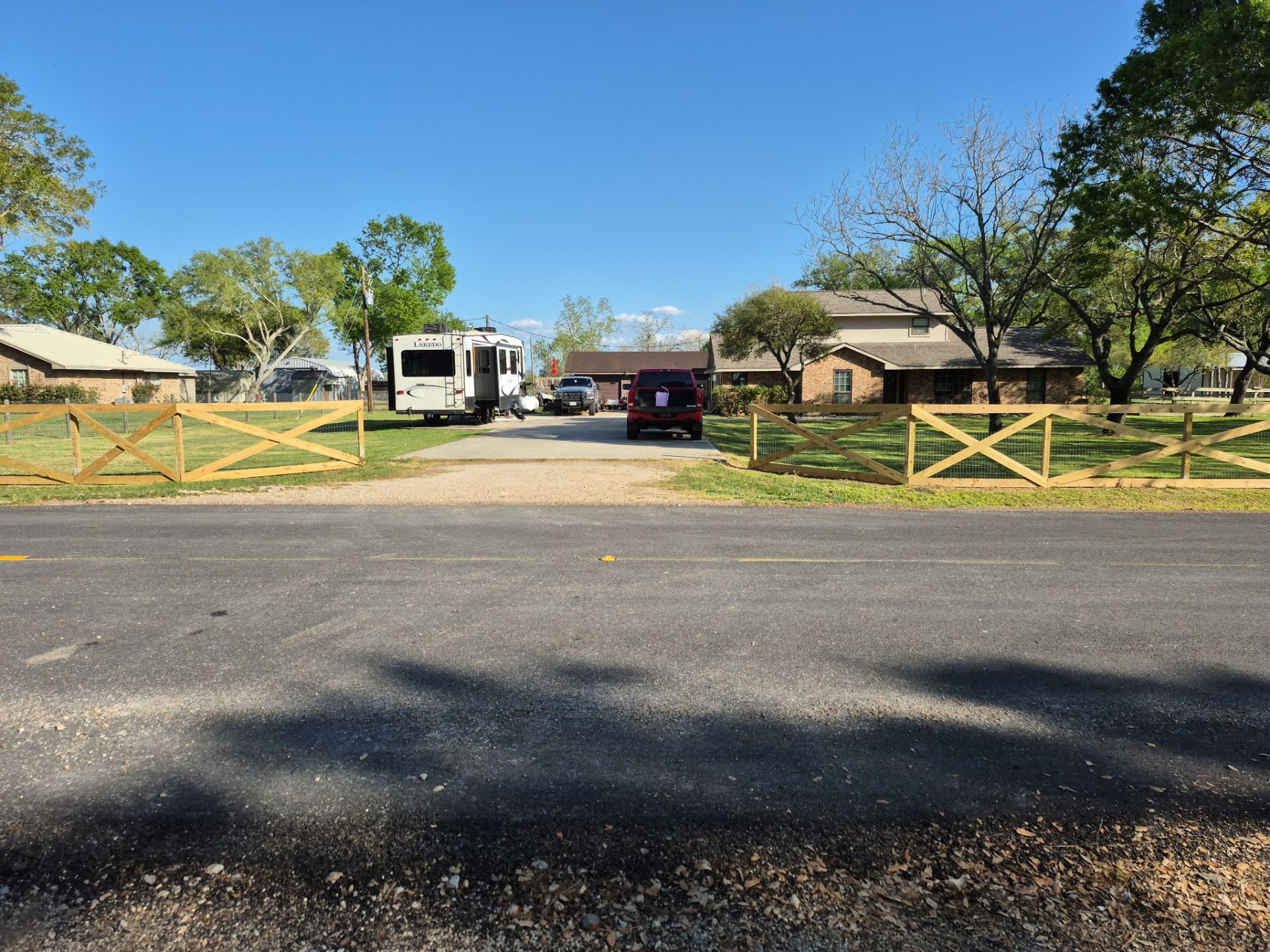 Custom Driveway Gate Powered by Solar by Tim's Fences
