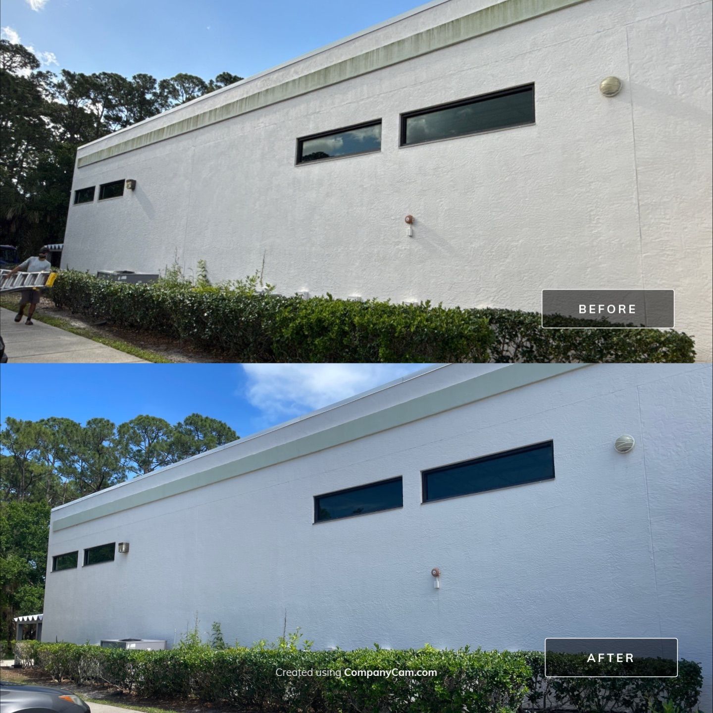 Commercial Office Building Exterior Soft Wash - Melbourne, FL by Rolling Suds of Melbourne - Palm Bay