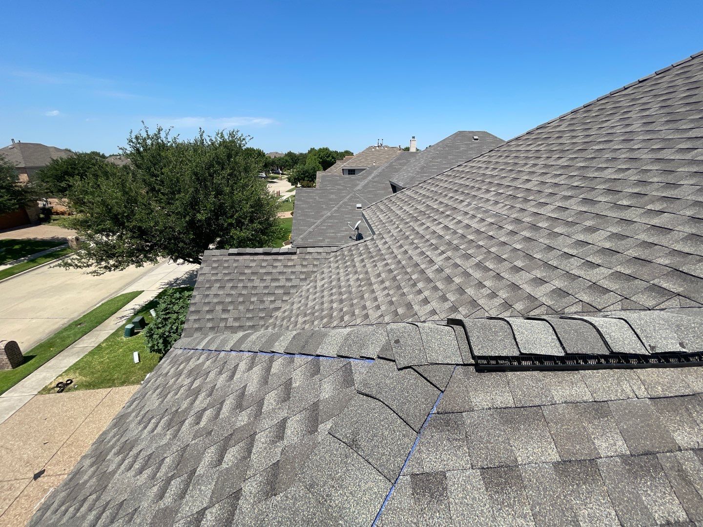 Major Hail Storm Full Roof and Gutter Replacement by First United Roofing & Construction
