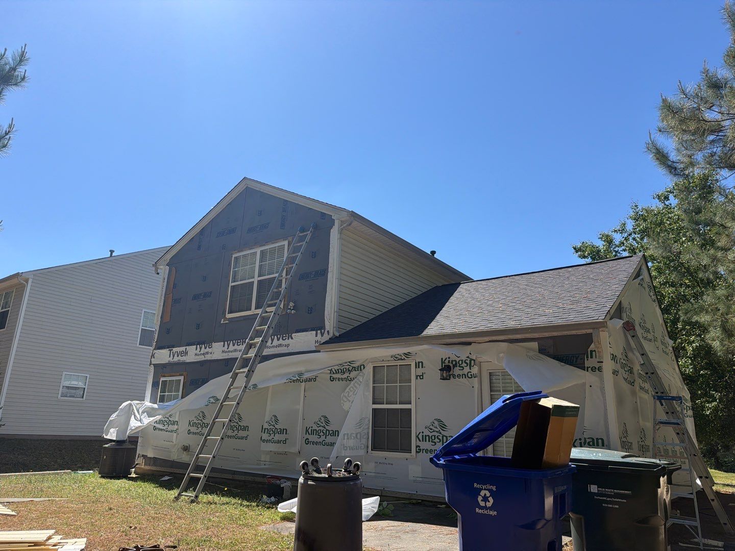Roof and siding replacement by hail and wind damage by Just Brilliant Restoration JBR