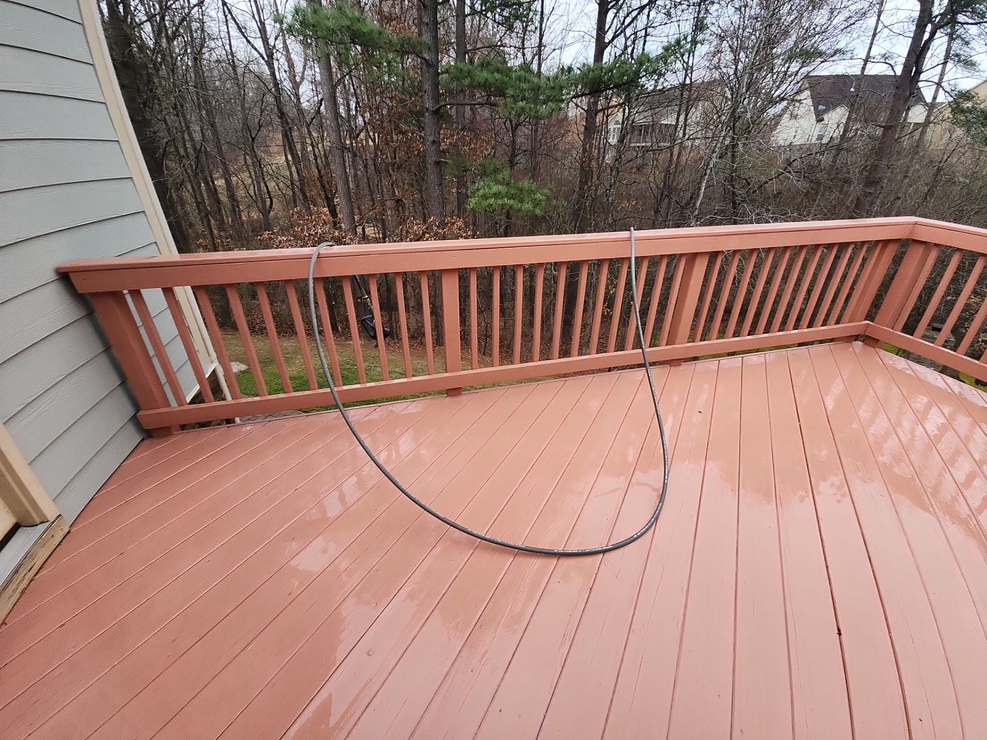 Painted Deck using AcryFin by DuraSeal