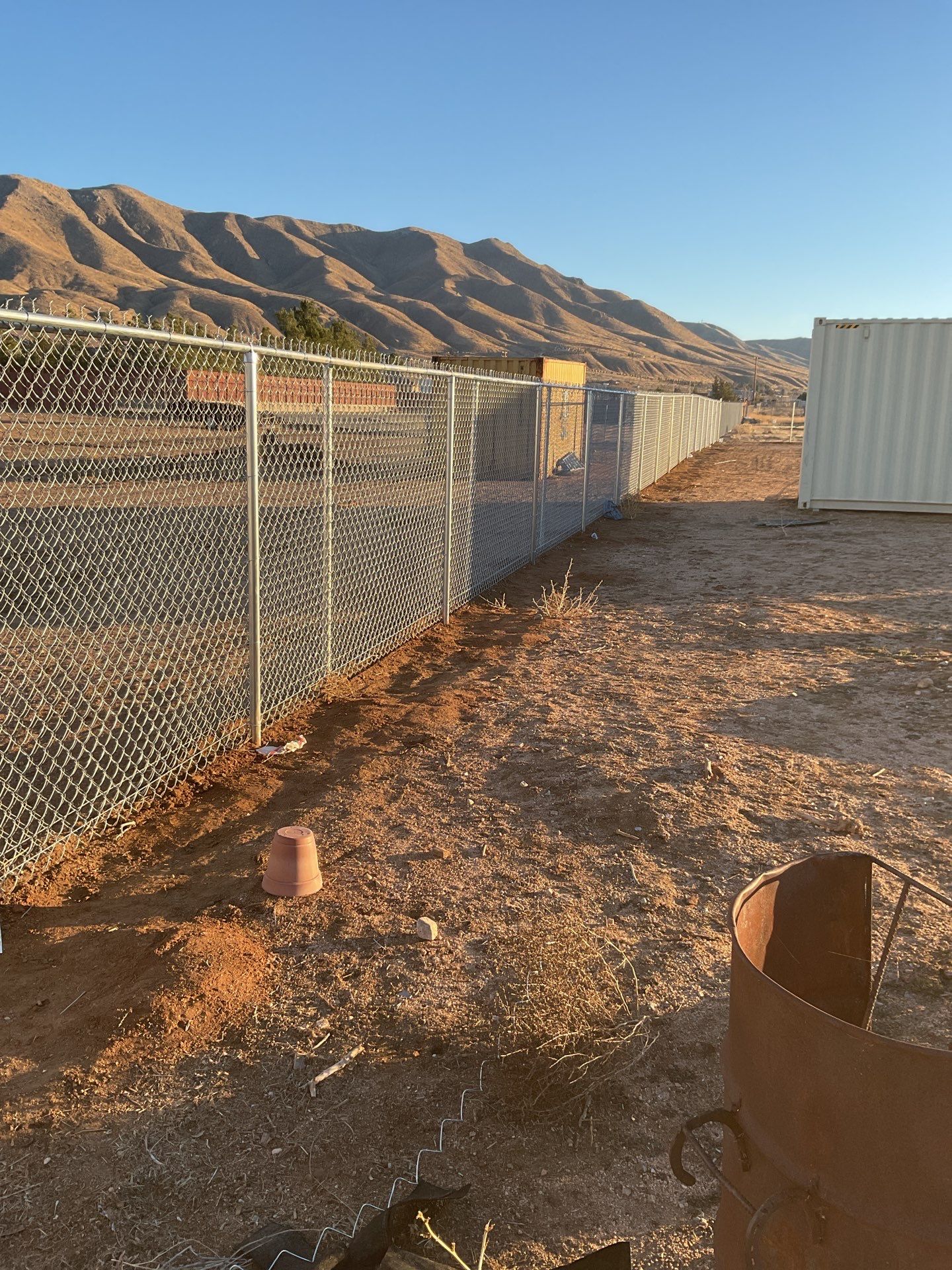 6ft and 5 ft chain link by Fence Guys Inc. 