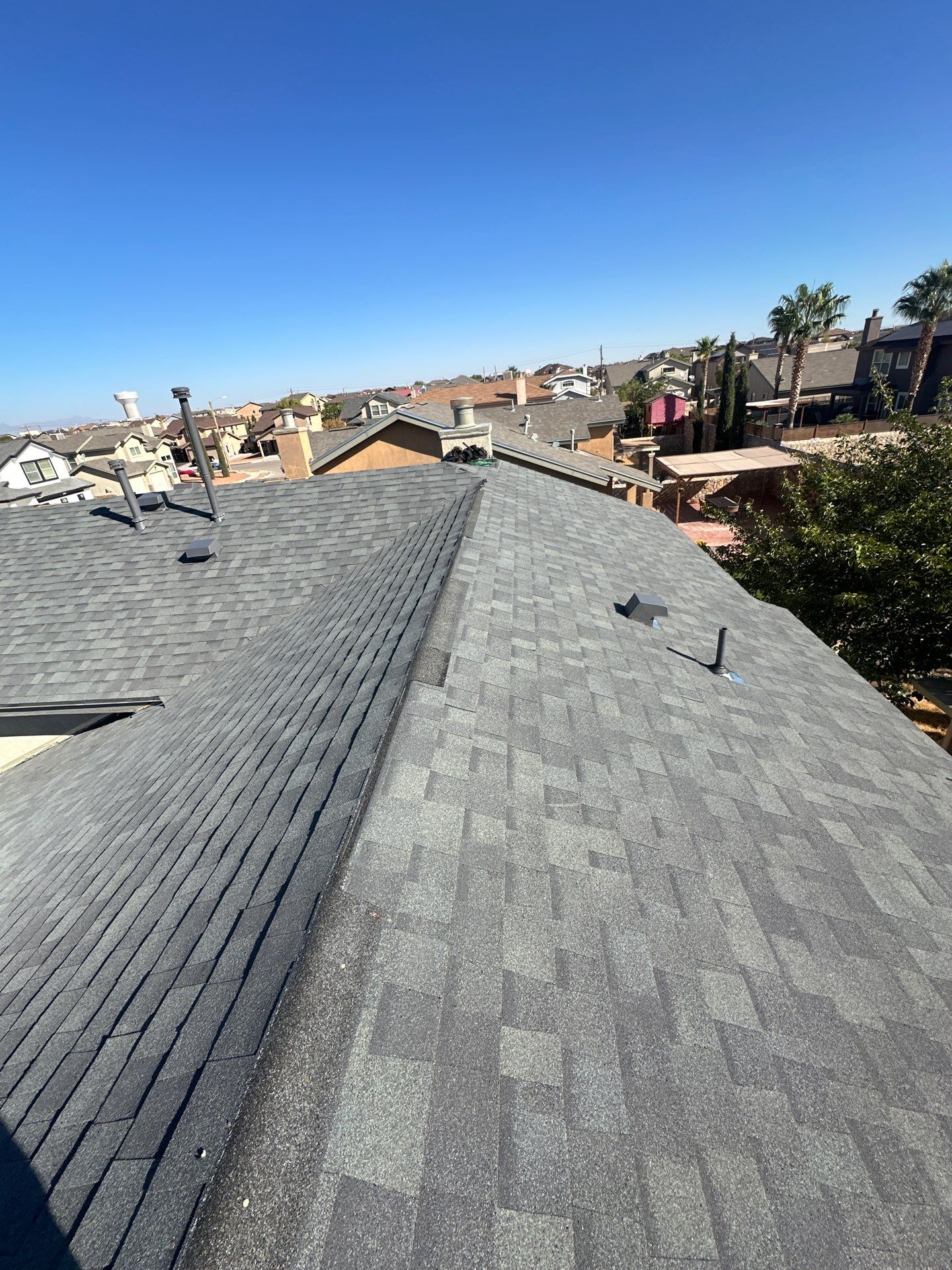 Shingle roof restoration by SPF Services 