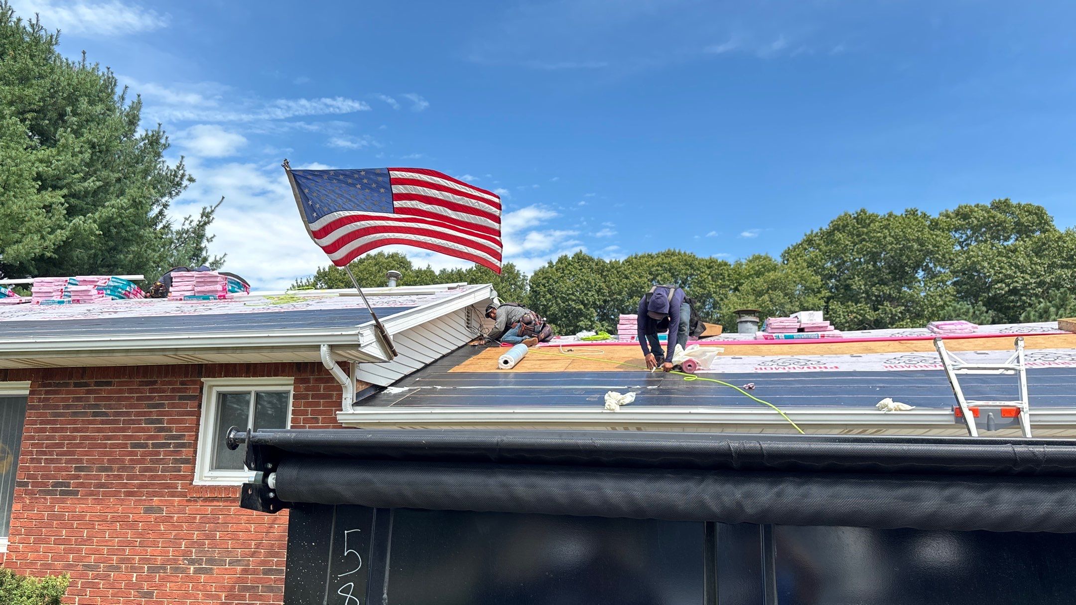 Roof Replacement using Owens Corning Onyx Black by 180 Contractors