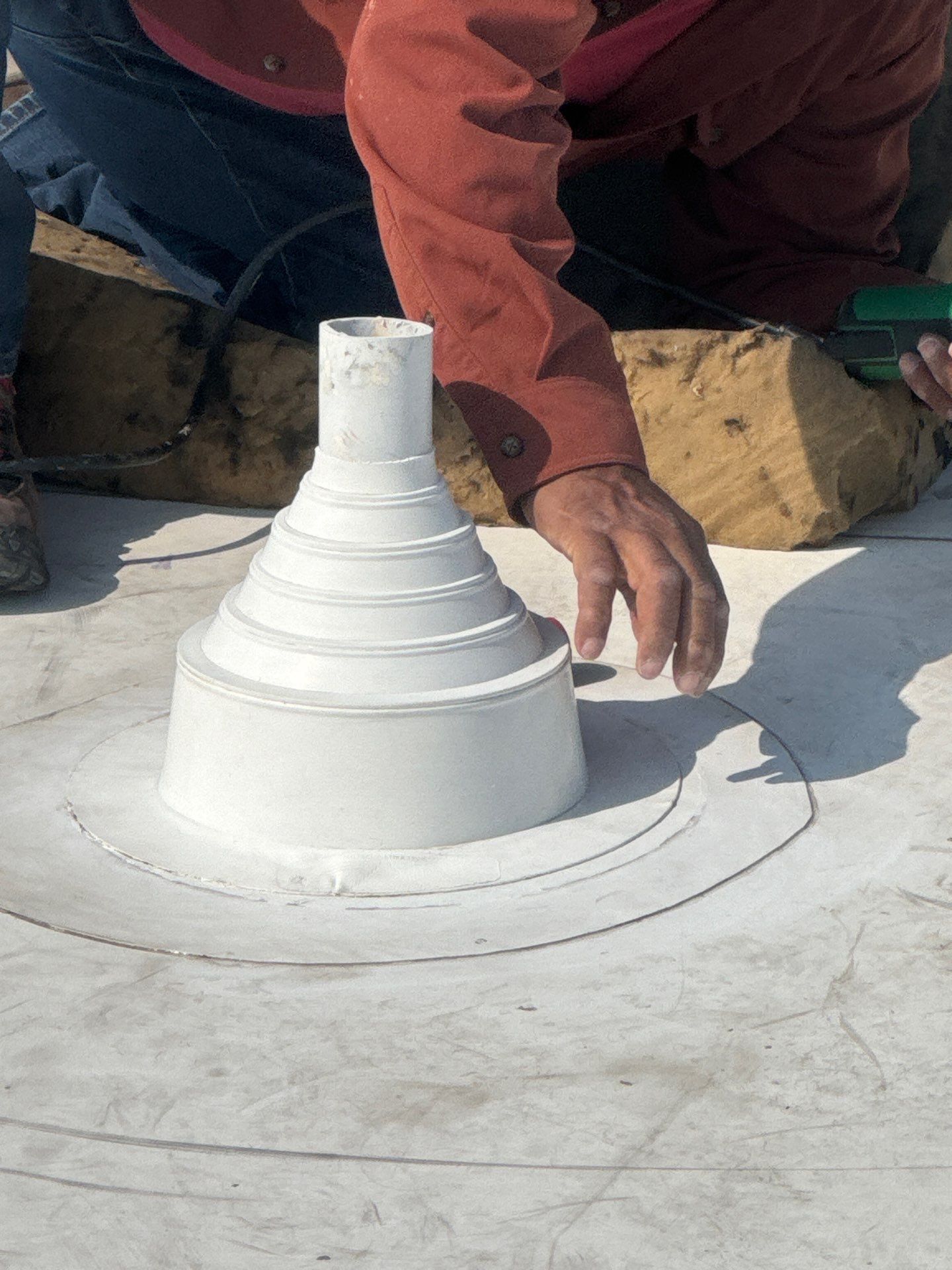 Scupper Repair Wall Leak by Associates Roofing Unlimited 