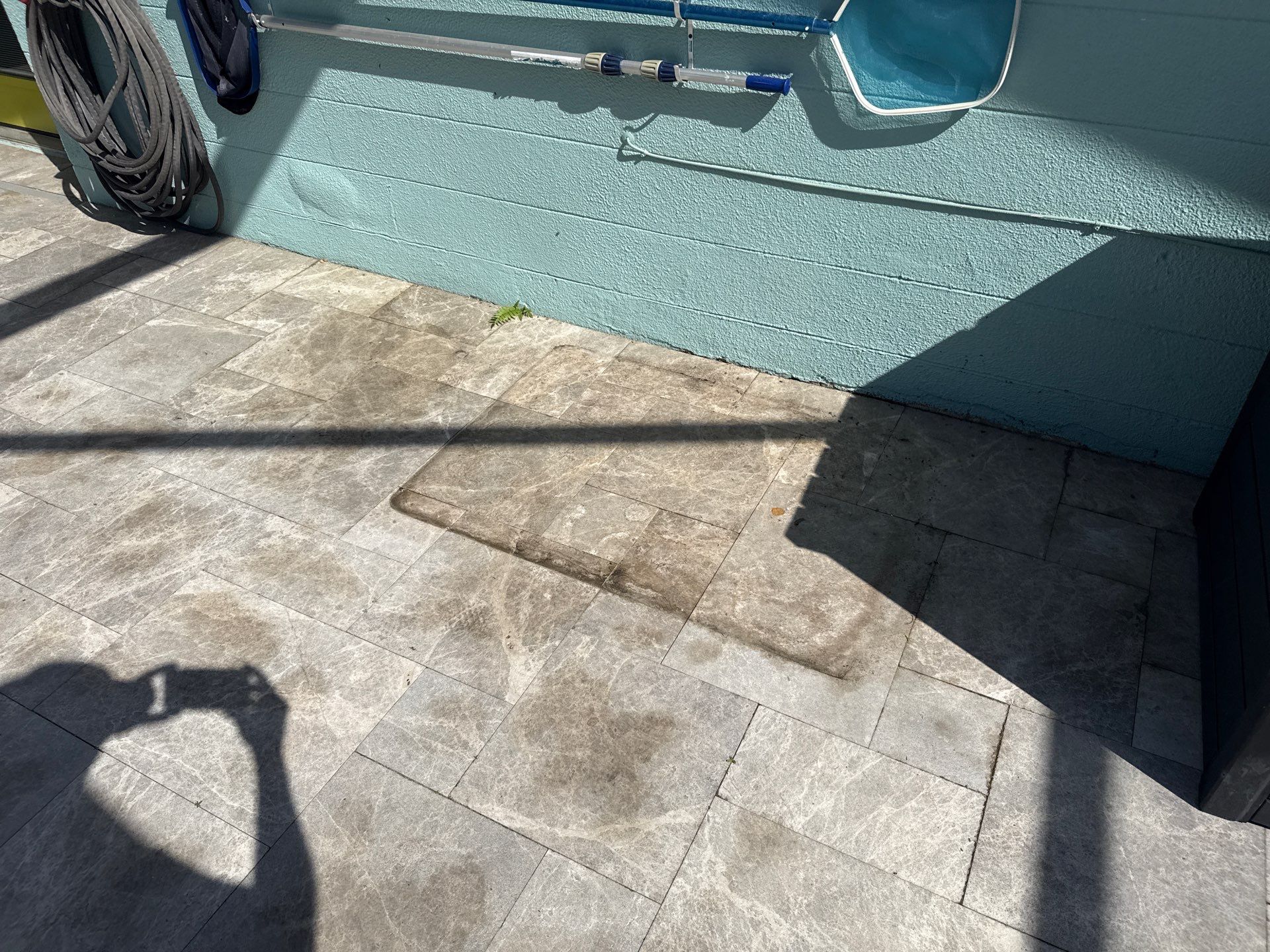 Travertine Pool Deck, Lanai & Screen Enclosure Cleaning Near Manatee River | Bradenton, FL by Sunshine AquaWash