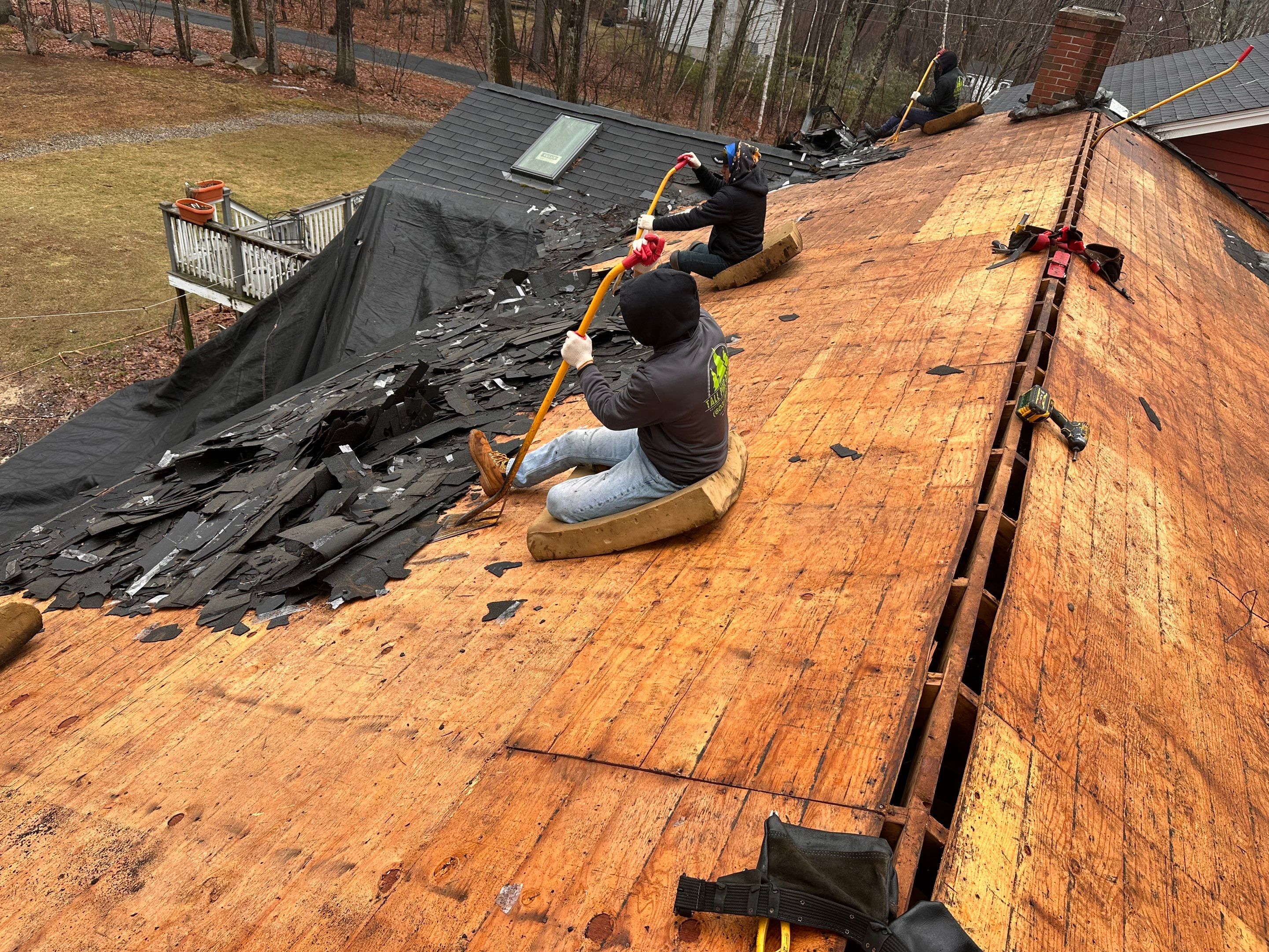 Derry New Hampshire Roof Install by Tall pine roofing