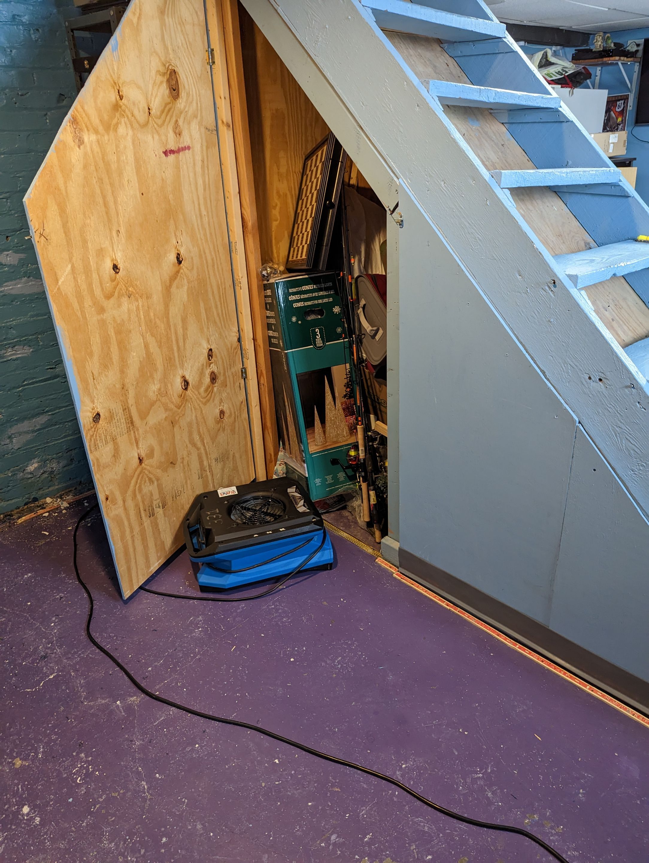 Water Mitigation with Equipment Set by ANR Restoration