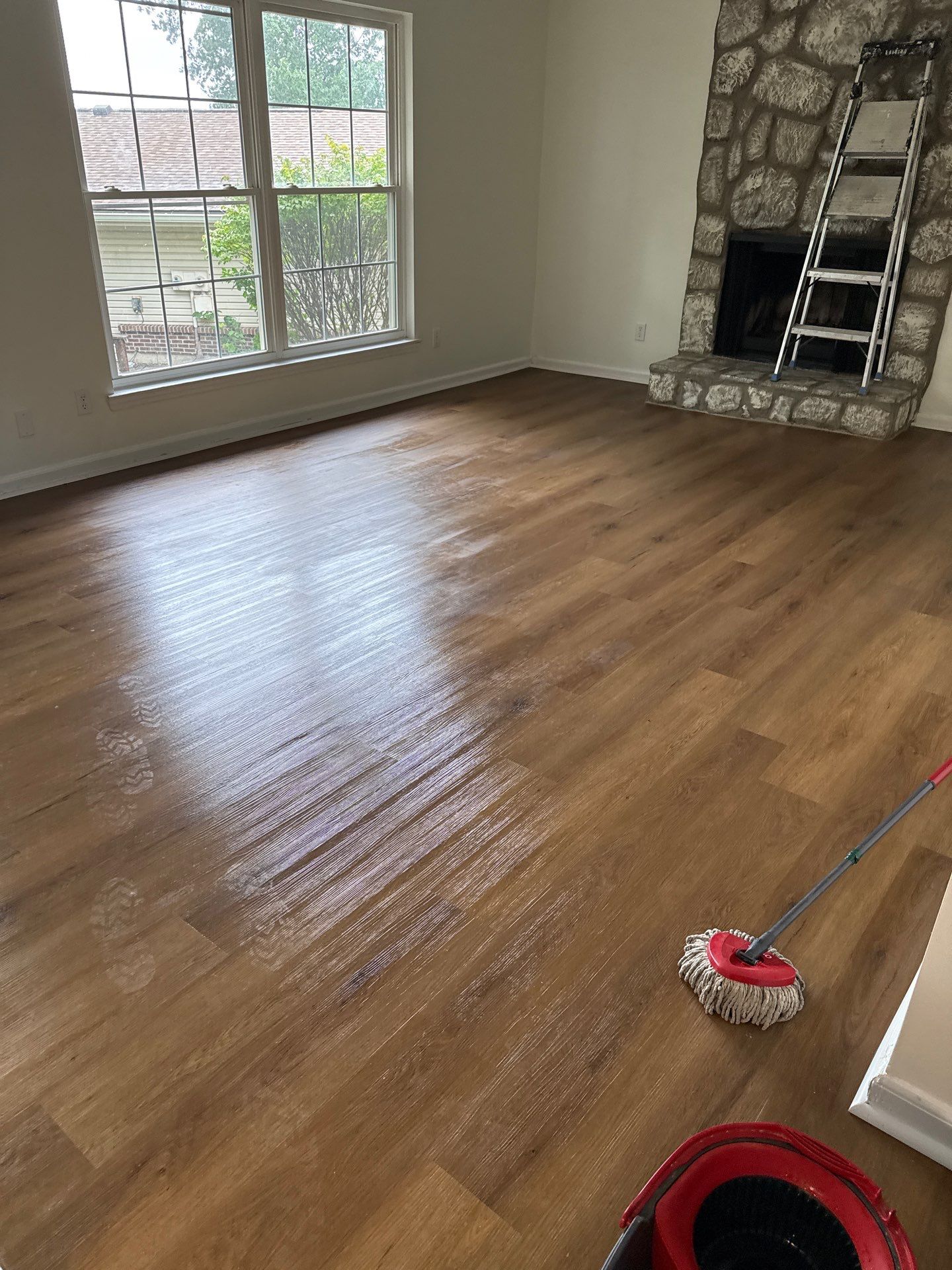 Complete Home Remodel Featuring Custom Kitchen and Wood-Look Plank Flooring by MAJO