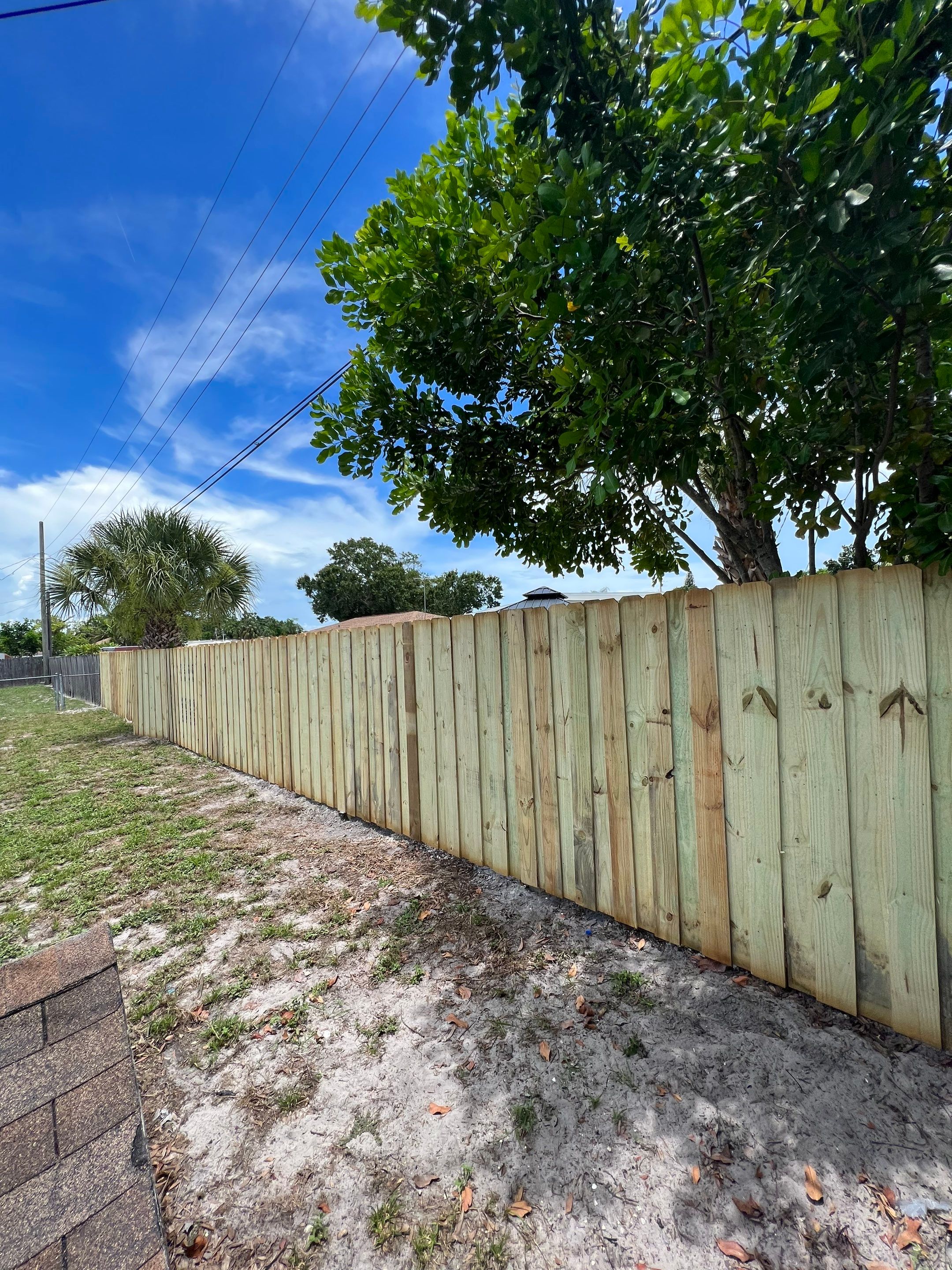 Bradenton, FL Wood Fence Installation using Board on Board Wood Fence by Asap fence and gates, LLC