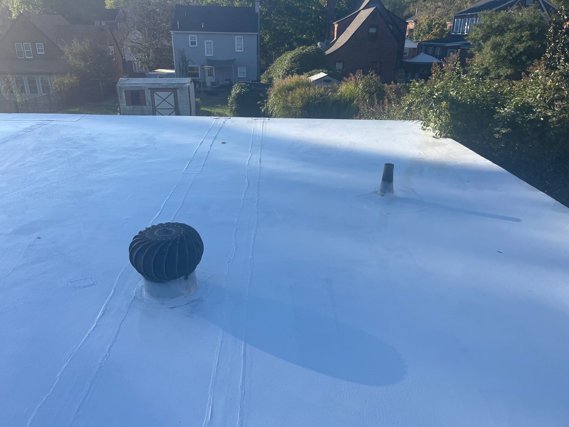 Residential Roofing Installation using EPDM  by Rainstoppers Roofing