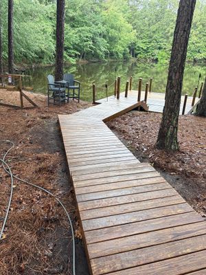 Dock using Wood Sealant