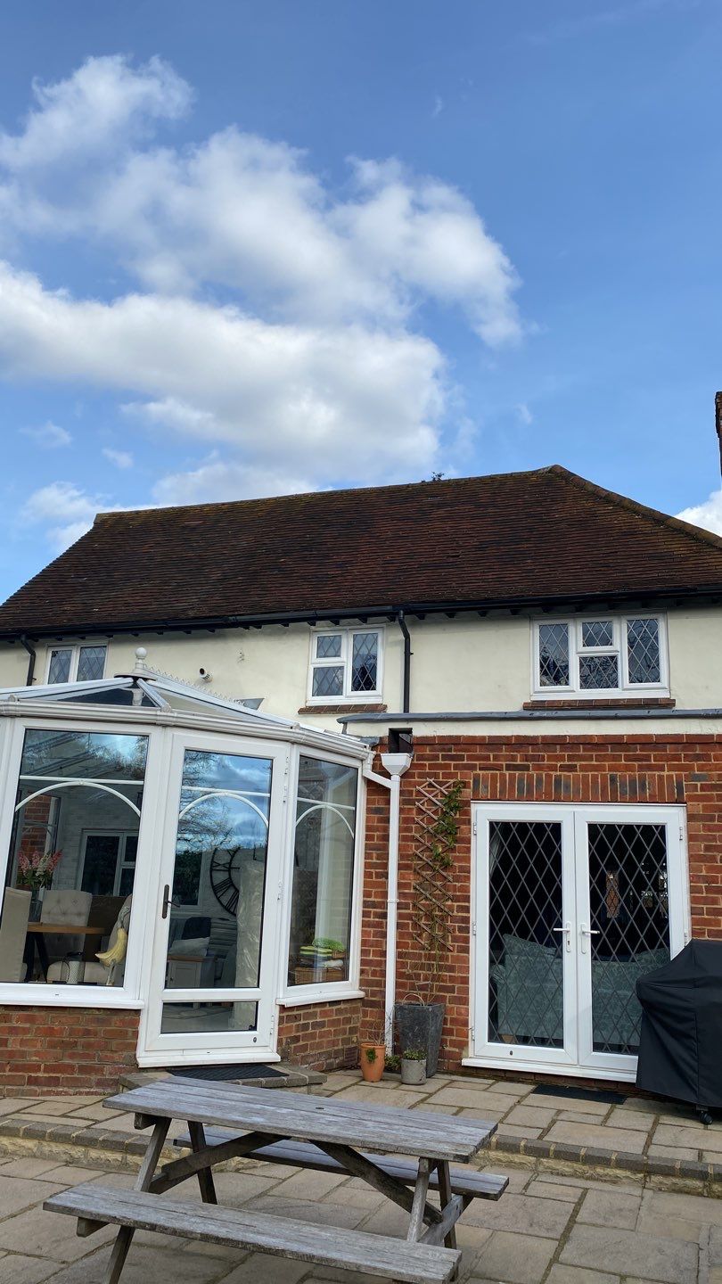 Roof Clean using Mosmatic FSC and Biocide by Ges Exterior Cleaning ltd