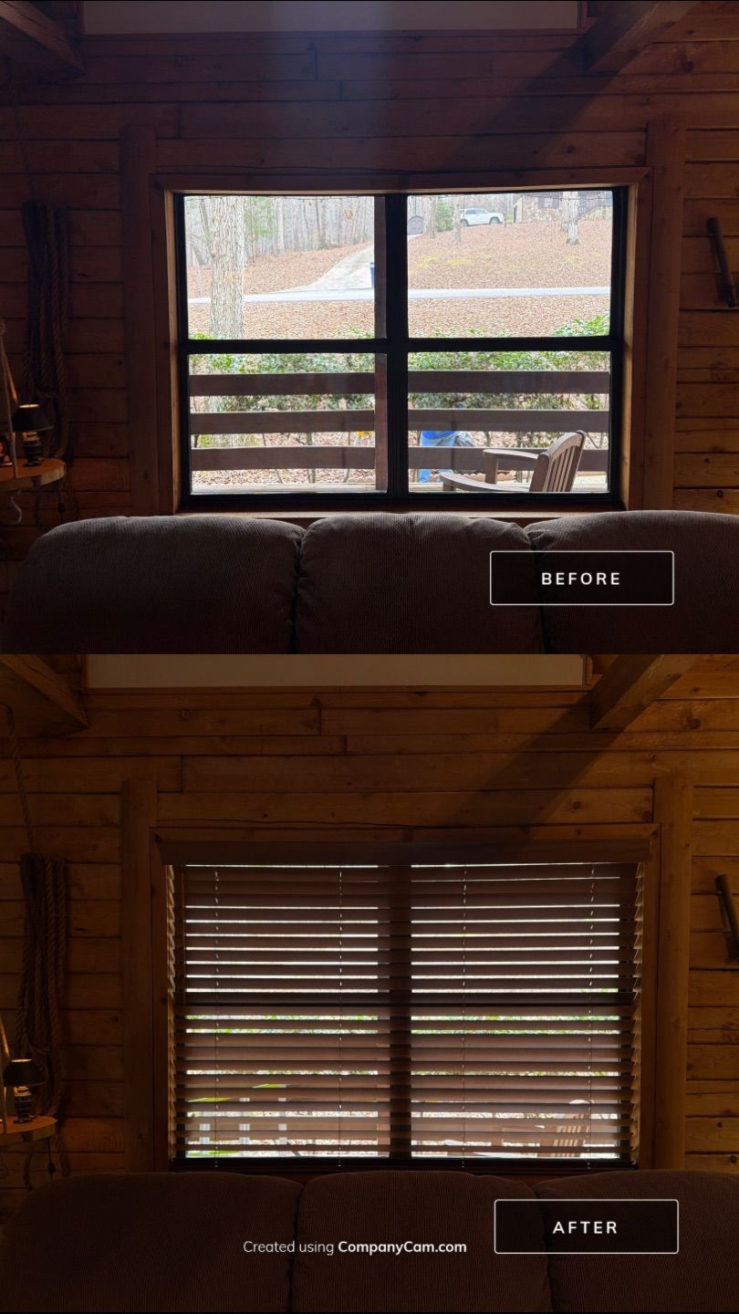 Project in Alexandria by Grizzly Window Treatments