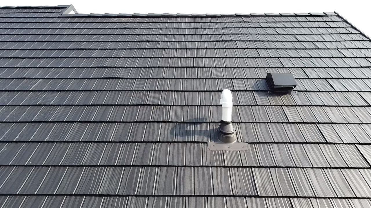 Rural Noblesville Indiana Metal Shake Roof Installation – Black Frost by 4Ever Metal Roofing