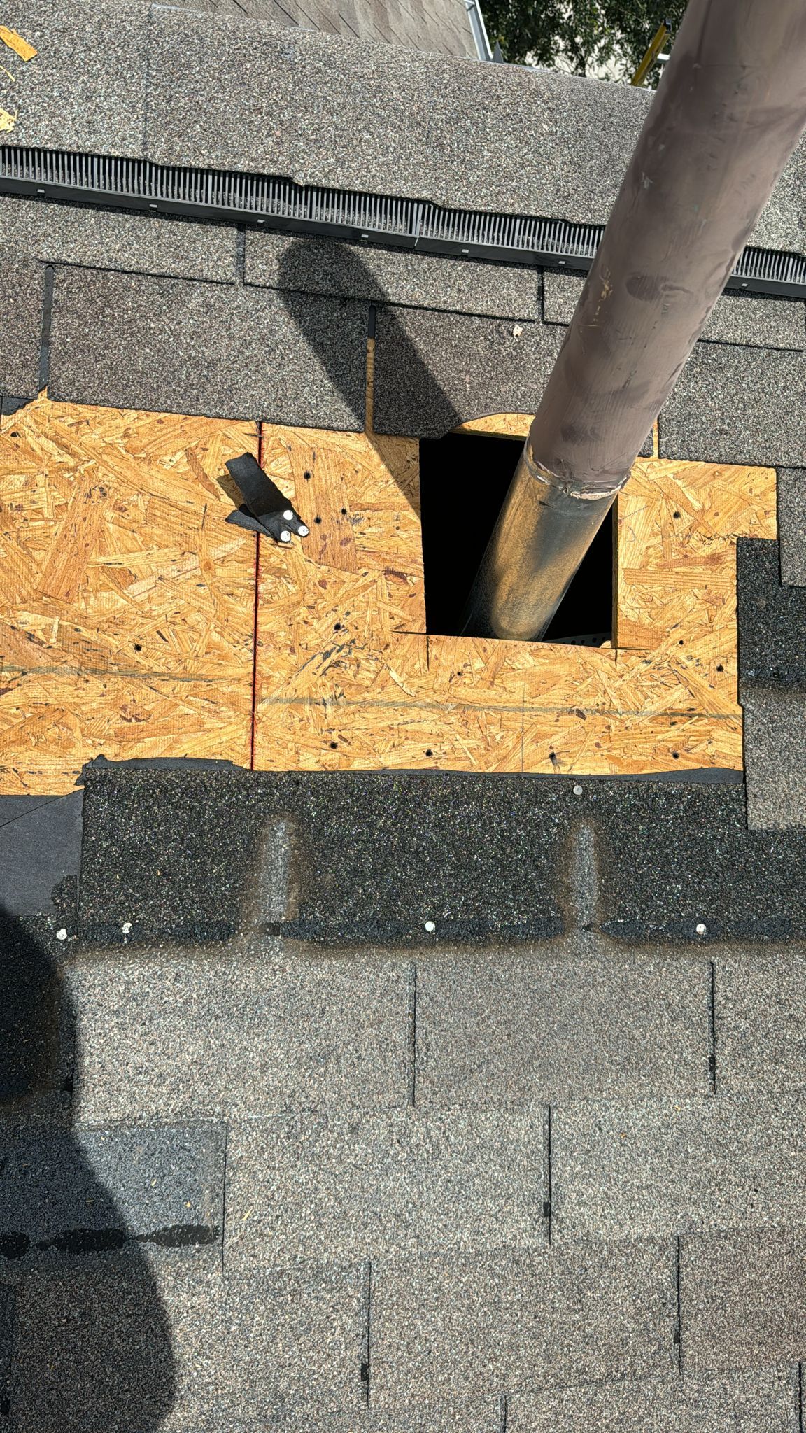 Hail Damage using Owen's Corning Duration (Lifetime) Shingles by Roof Repair Company