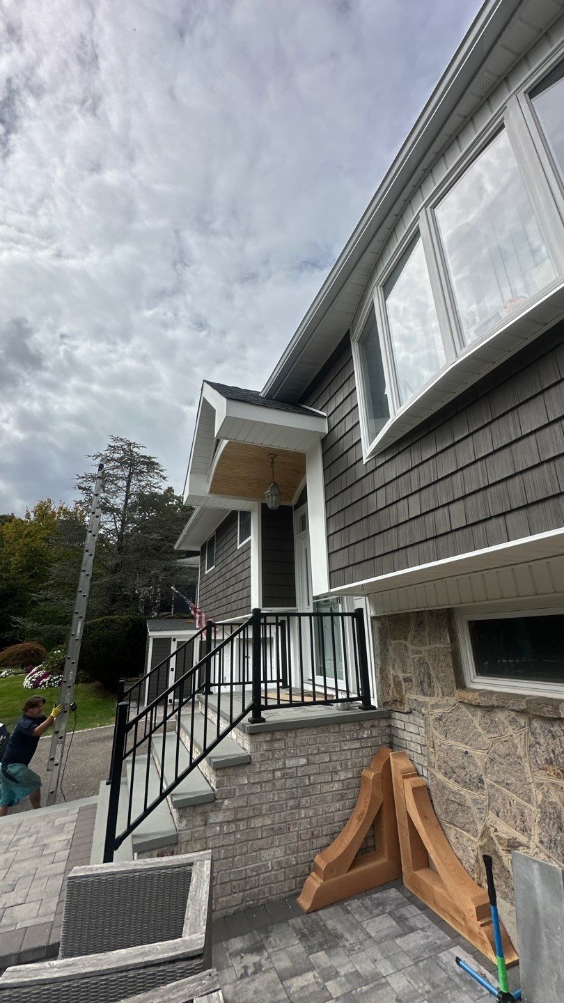 Full House Installation by Above All Gutters 