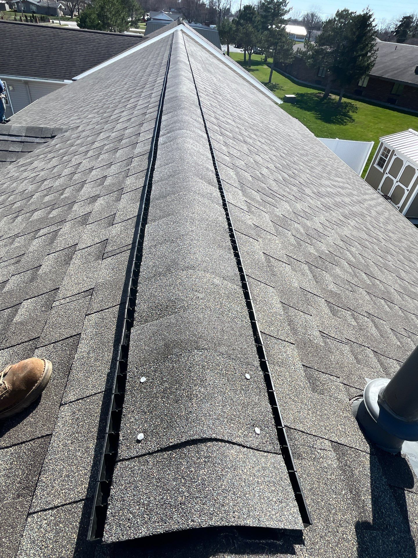 Residential Roofing Installation using CertainTeed Landmark Weathered Wood by Nitro Roofing and Construction