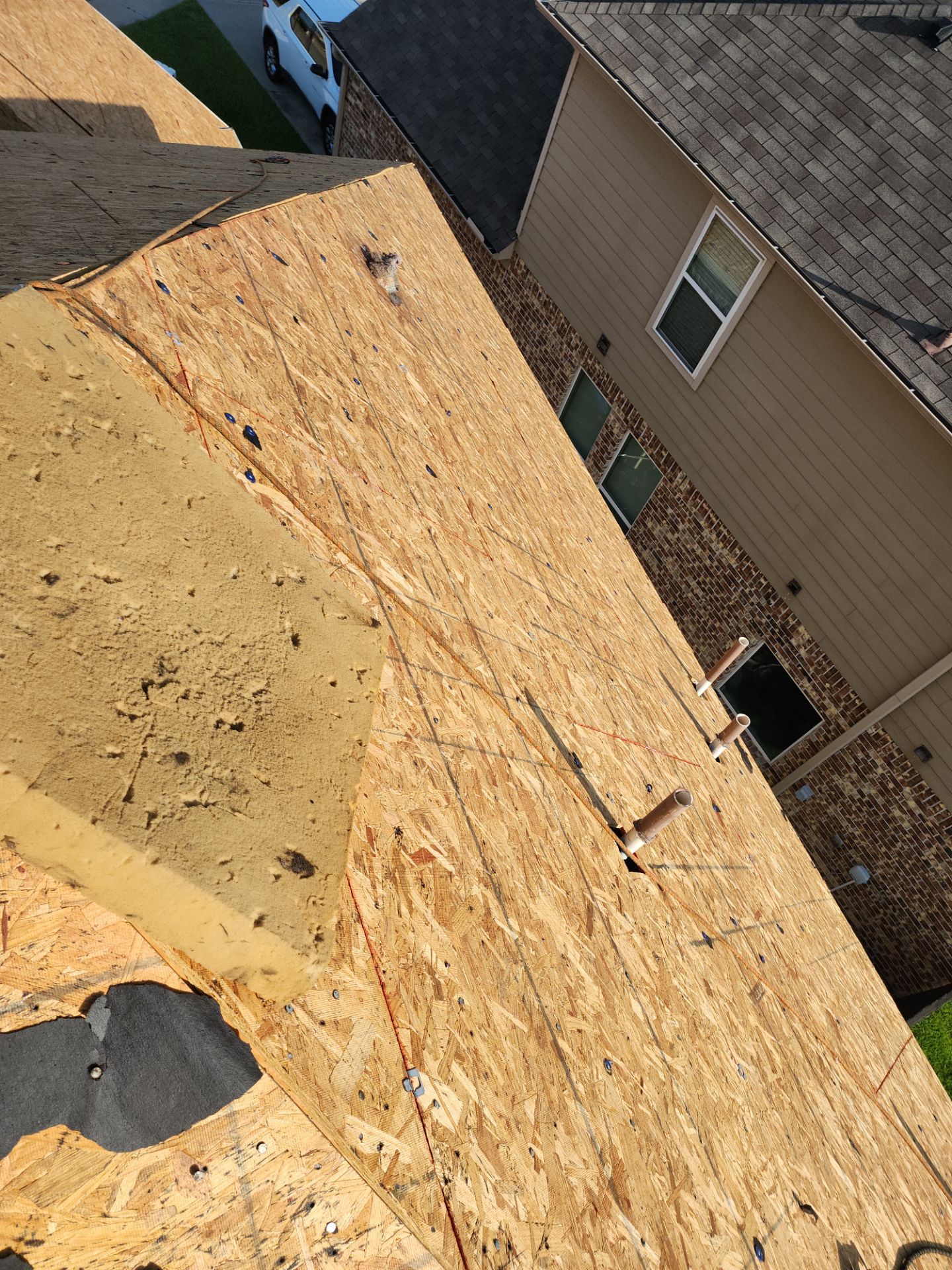 Residential Roofing Installation using Owen's Corning Duration (Lifetime) Shingles by Roof Repair Company