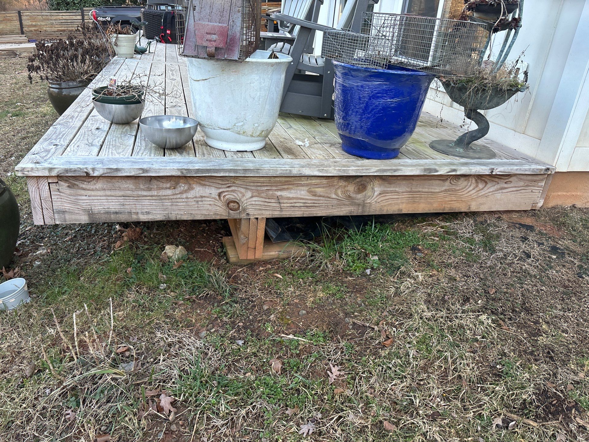 Weathered Deck using Wood Sealant by DuraSeal