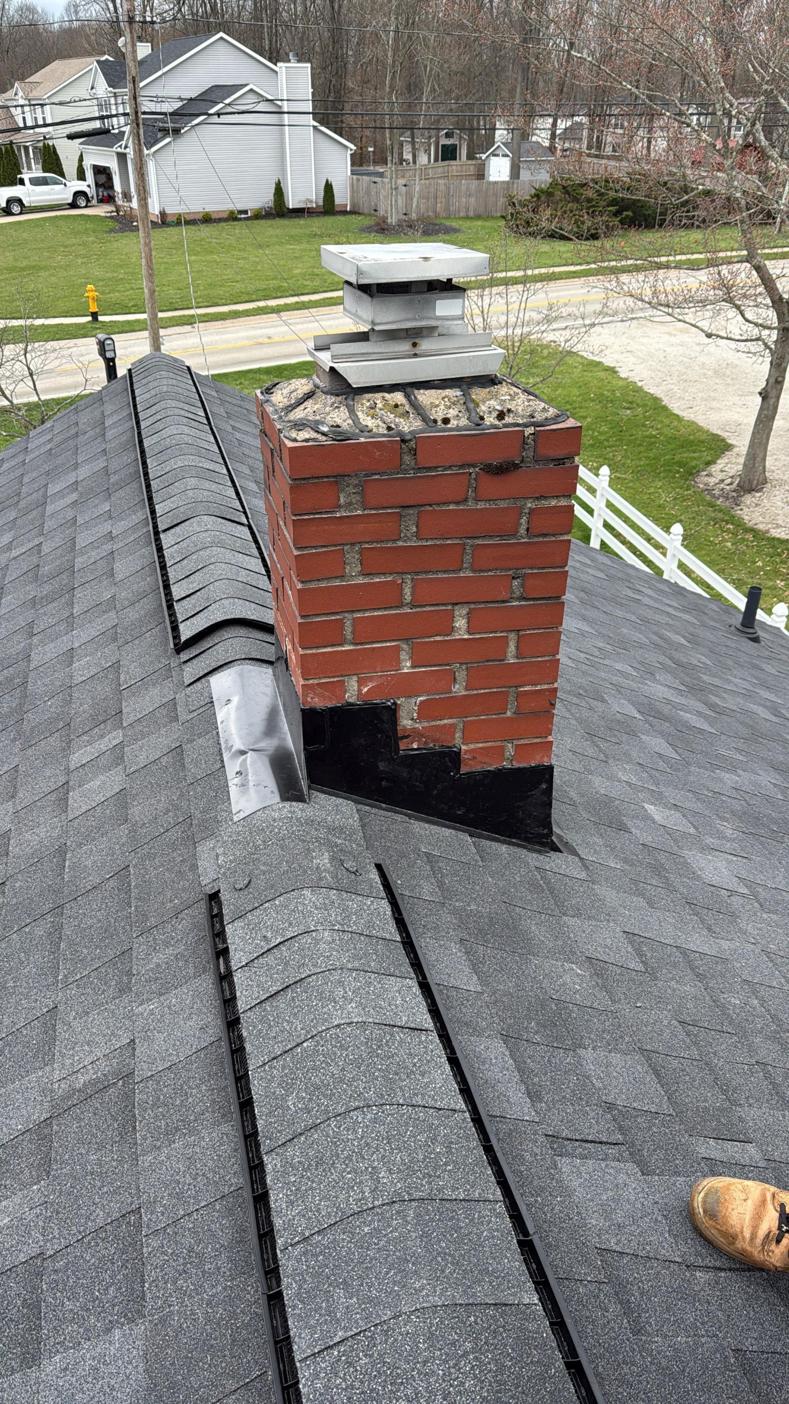 Atlas Pinnacle, Black Shadow, Drip Edge, Color, White by Eagle Eye Roofing