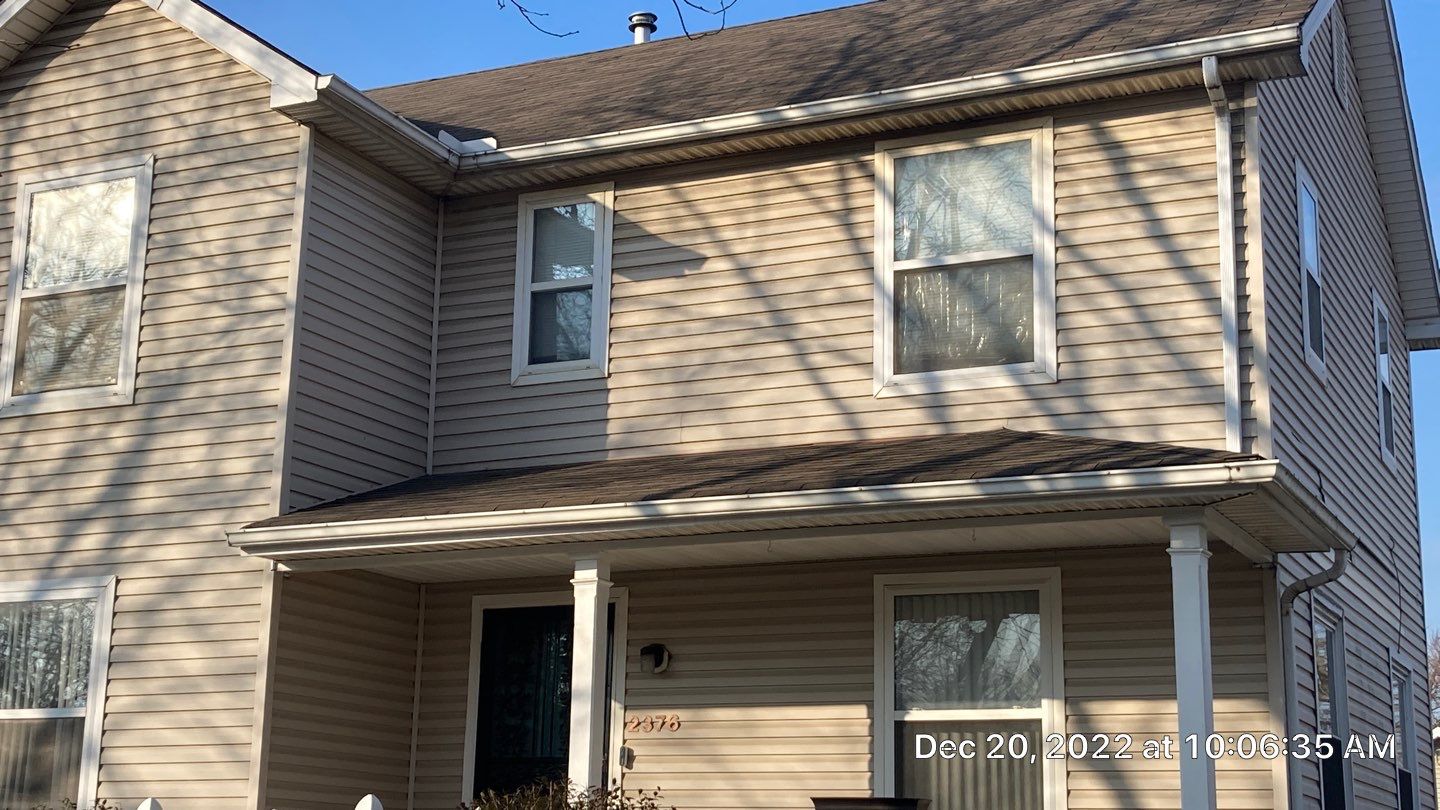 Wind damage to Siding: Insurance paid for full replacement of all siding by Absolute Roofing and Construction