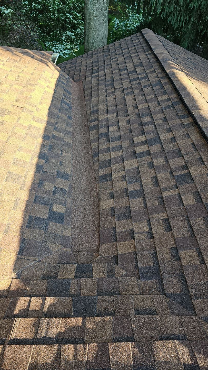 Atlas Pinnacle, Color, Burnt Hickory, Drip Edge, Color, Royal Brown by Eagle Eye Roofing