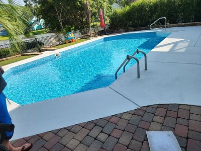Pool Deck using AcryFin