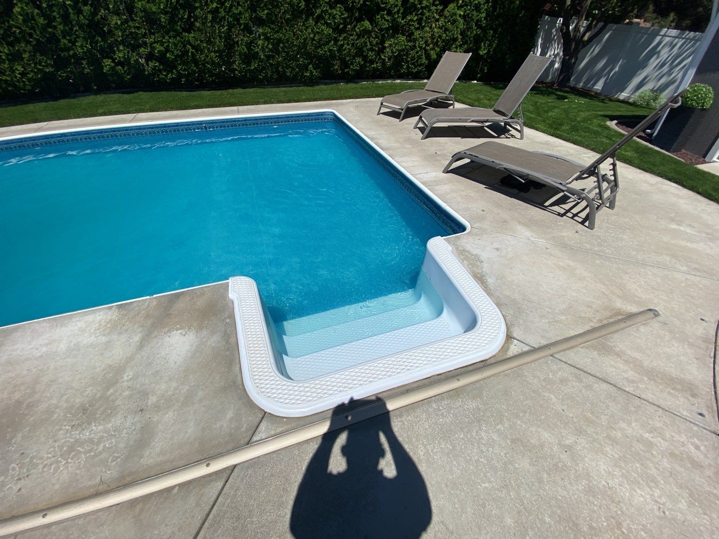 Pool Deck Transformation using Slate Stone by Croc Coatings, LLC