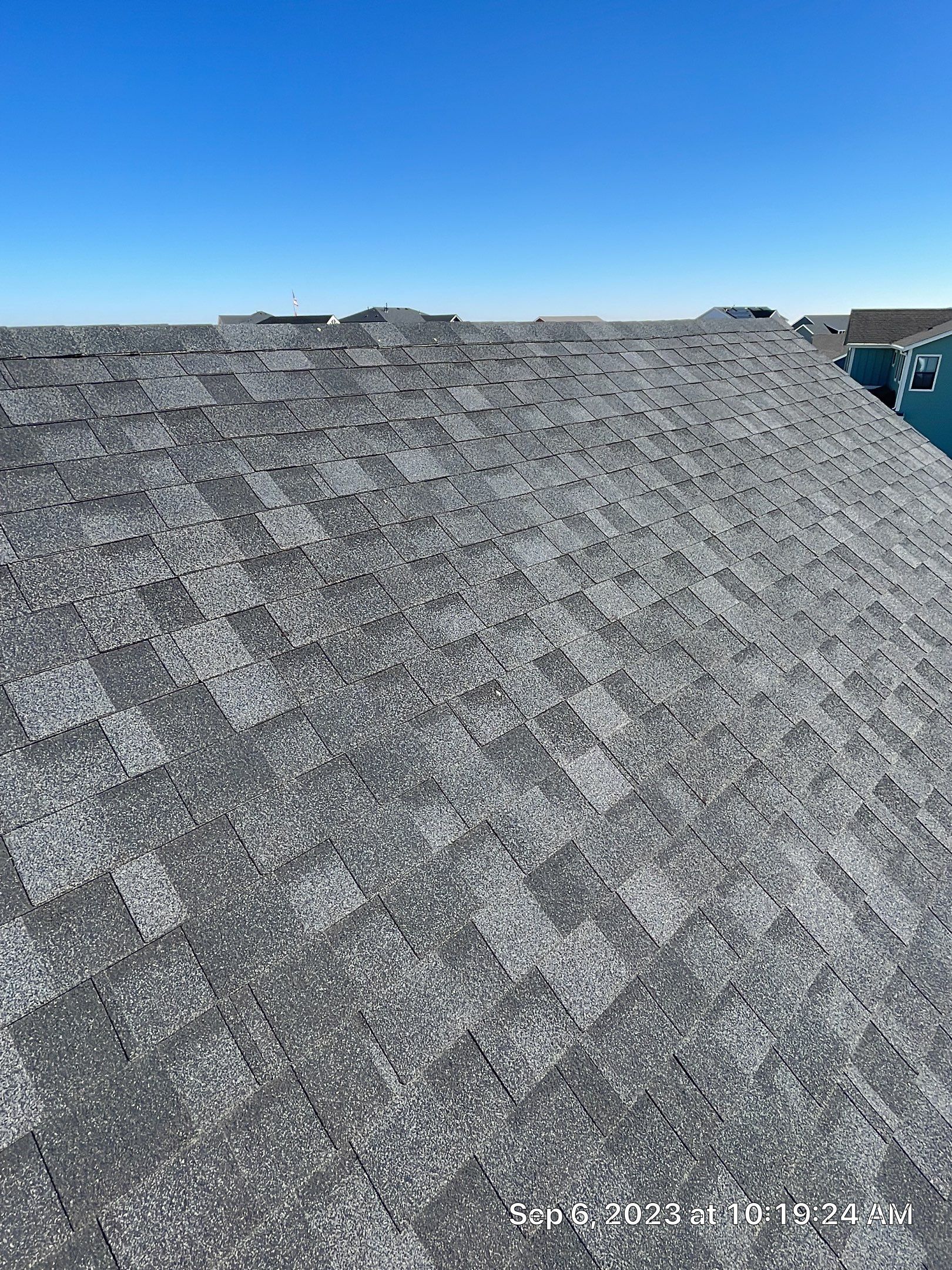 Residential Roofing Installation using Atlas Pinnacle Impact Black Shadow by Blue Peaks Roofing LLC 
