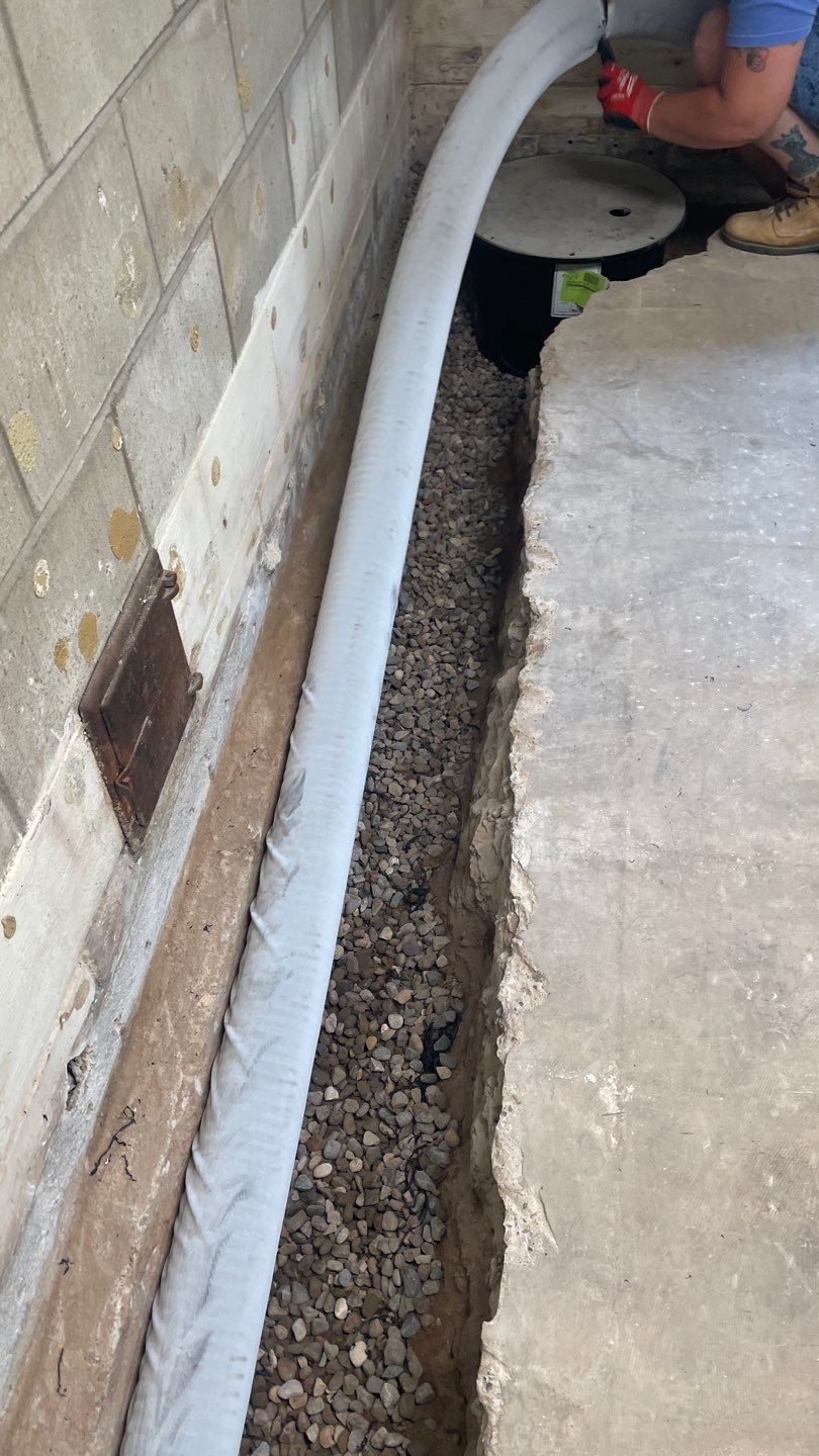 Interior Drain Tile & Sump System in St. Paul, MN by Waterproofing Northeast