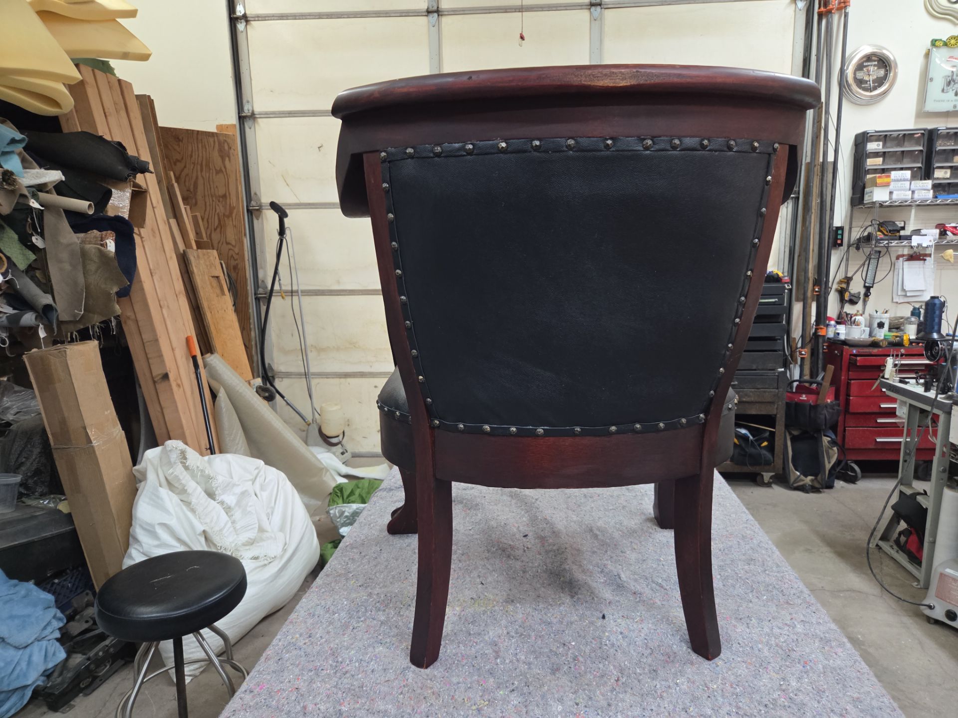 Antique Chair  by Rocky Mountain Upholstery Co