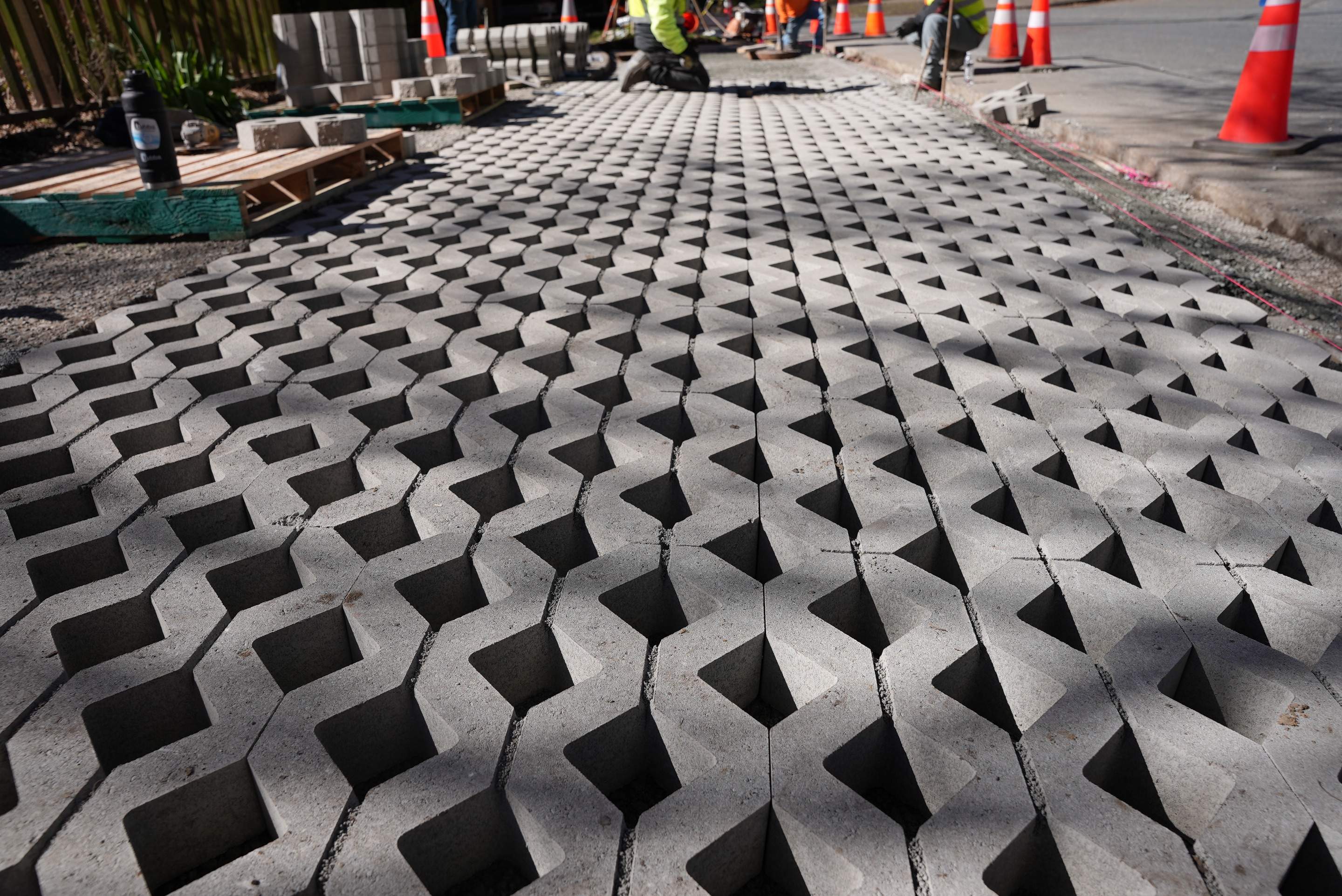 Russell | Turfstone Pavers Driveway  by Jireh Asphalt & Concrete Inc 