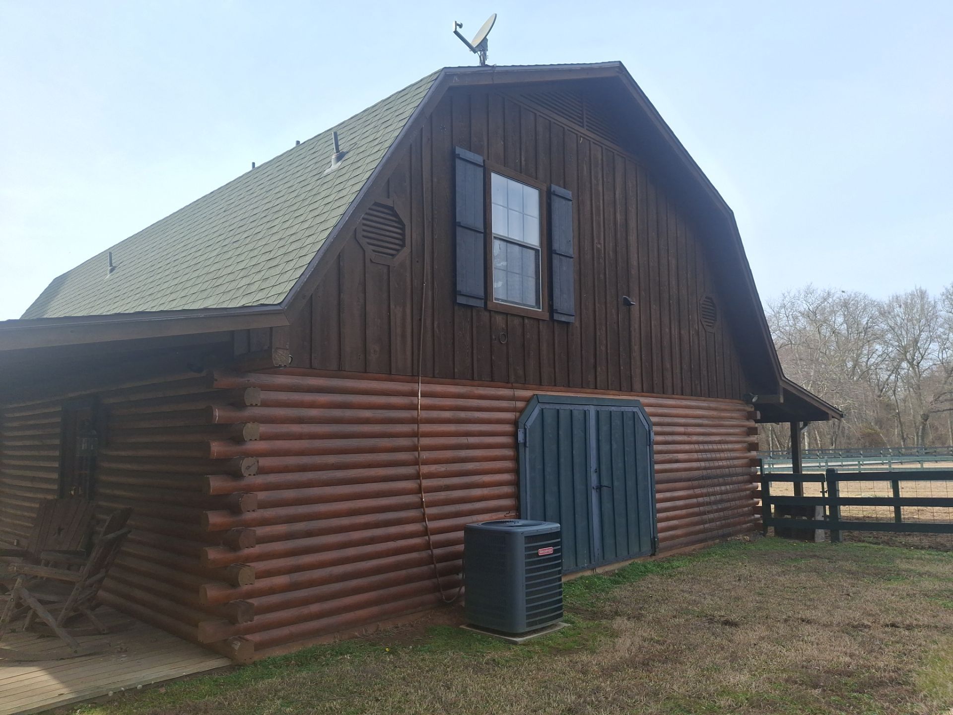 A Complete Exterior Refresh for a Custom Log Home & Property in Alba, Texas by Quality Coats Painting