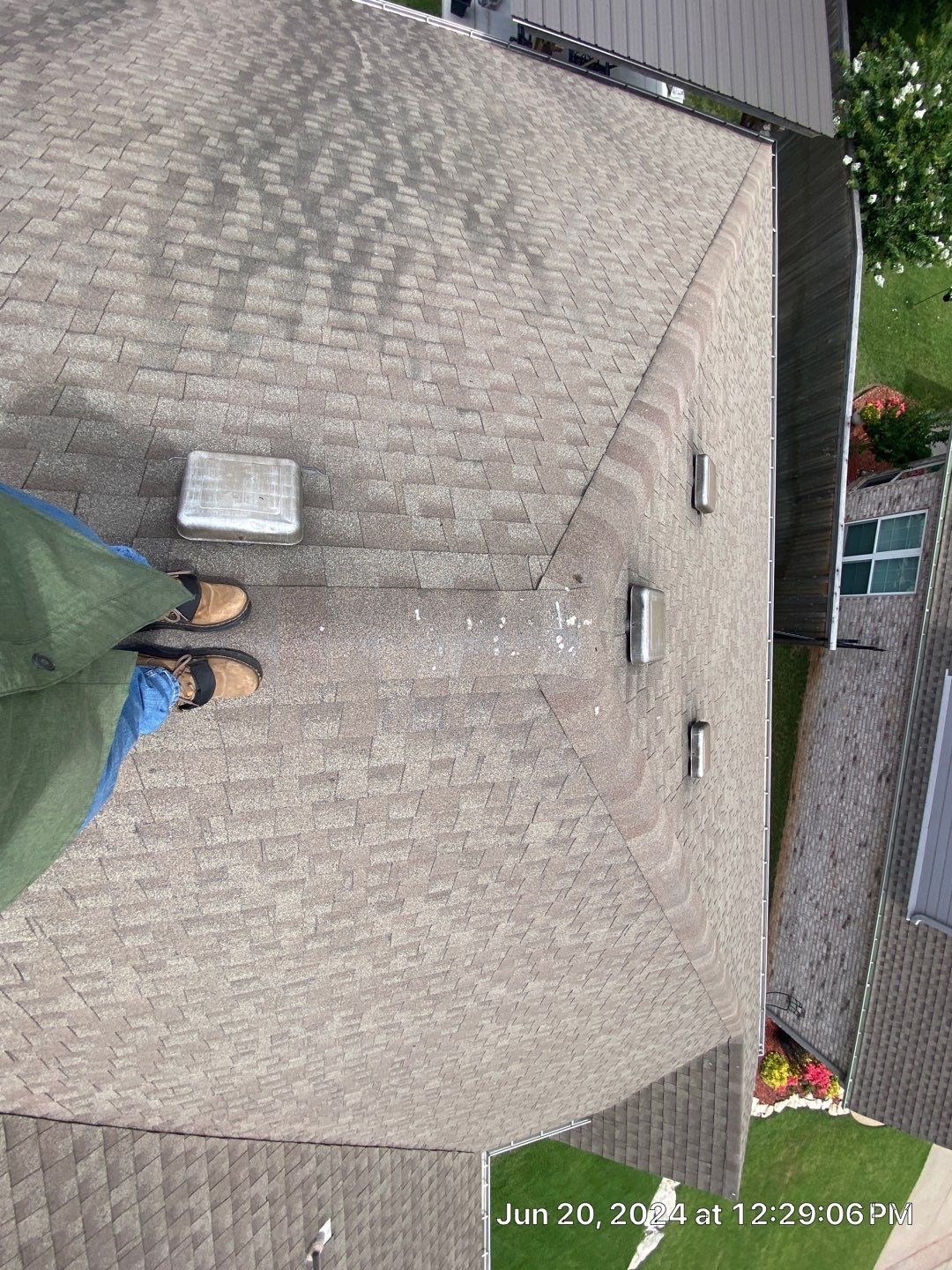 Hail Roof inspection in Jenks by Decor Roofing & Restoration