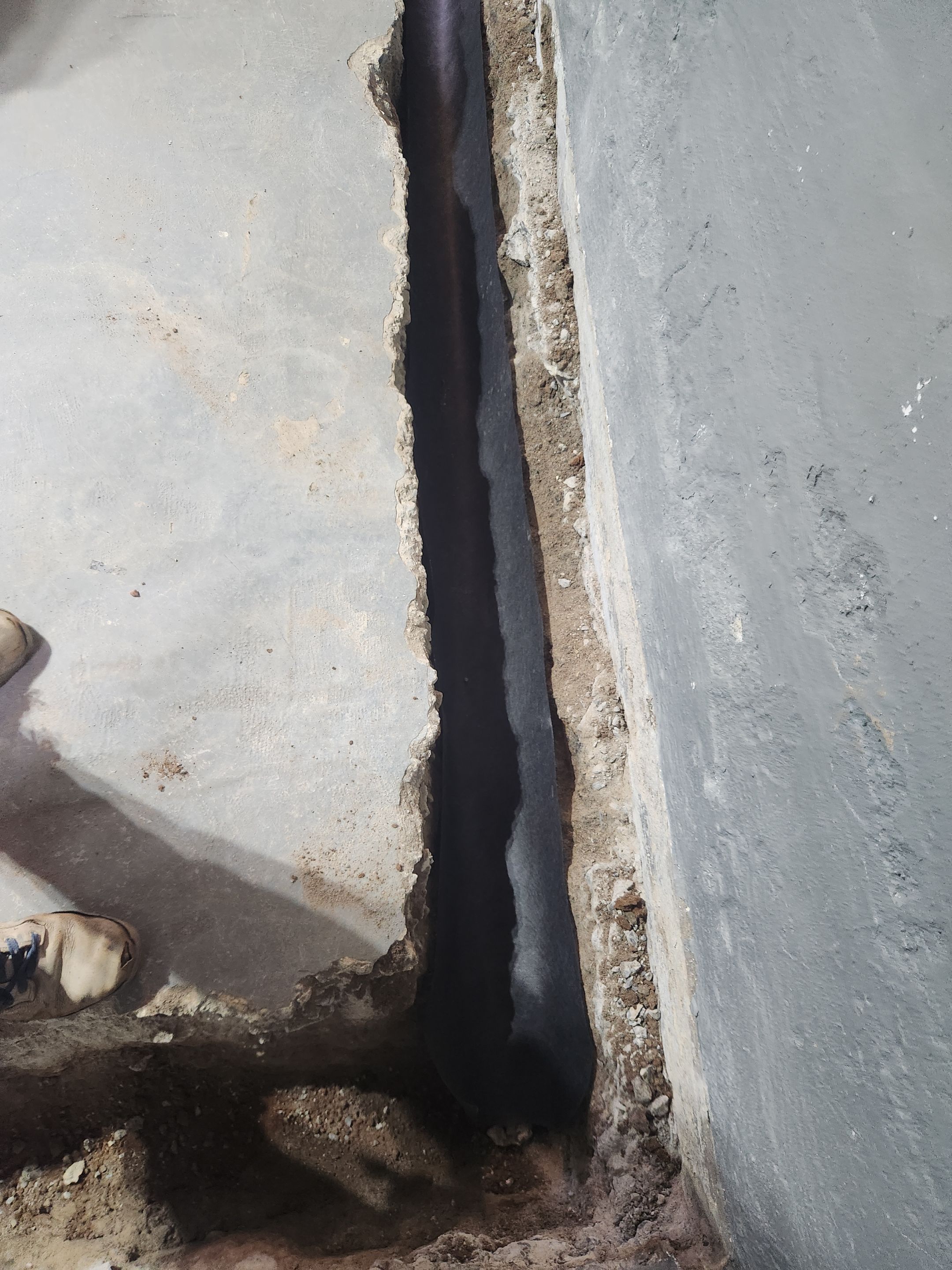 Interior French Drain River Edge NJ by Pure Service Pro, LLC 